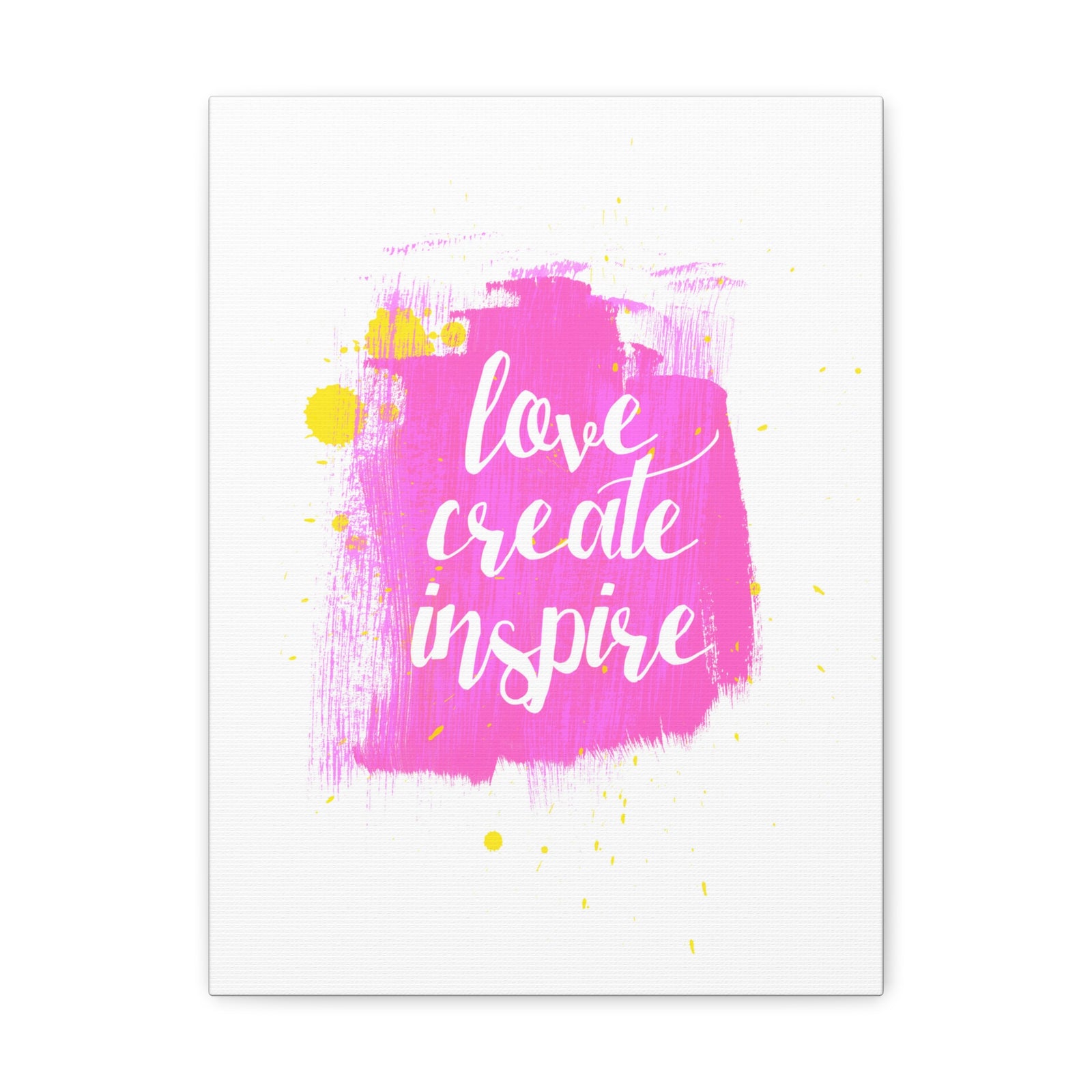 Inspirational Wall Art Love Create Inspire Motivation Wall Decor for Home Office Gym Inspiring Success Quote Print Ready to Hang-Express Your Love Gifts