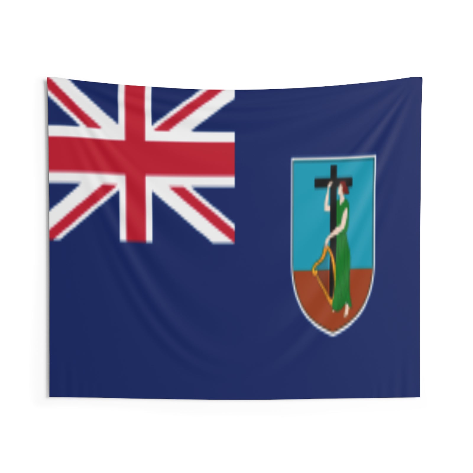 Montserrat Country Flag Wall Hanging Tapestry-Express Your Love Gifts