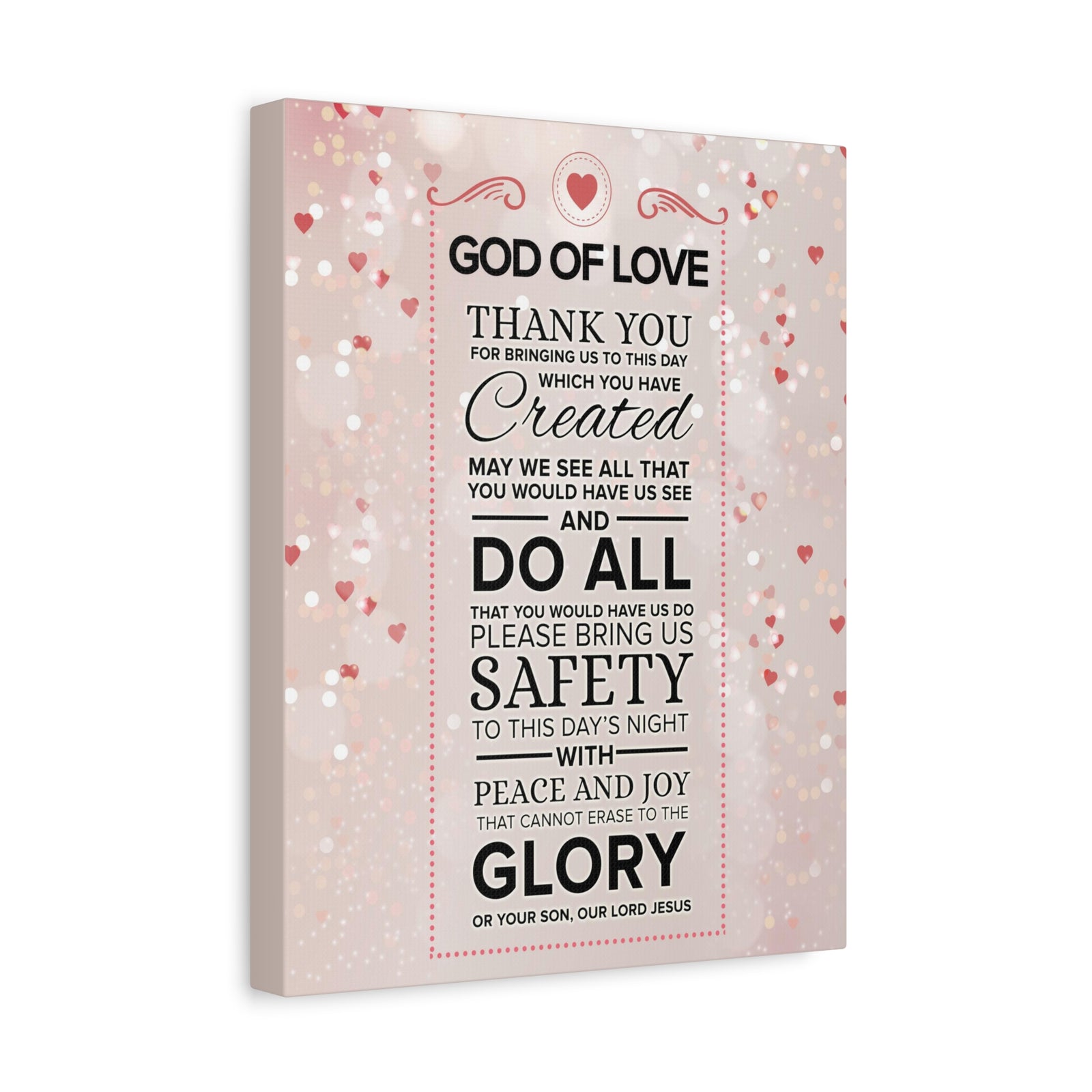 Scripture Walls God of Love Psalm 100:4 Prayer Wall Decor Bible Print Ready to Hang Wall Art-Express Your Love Gifts