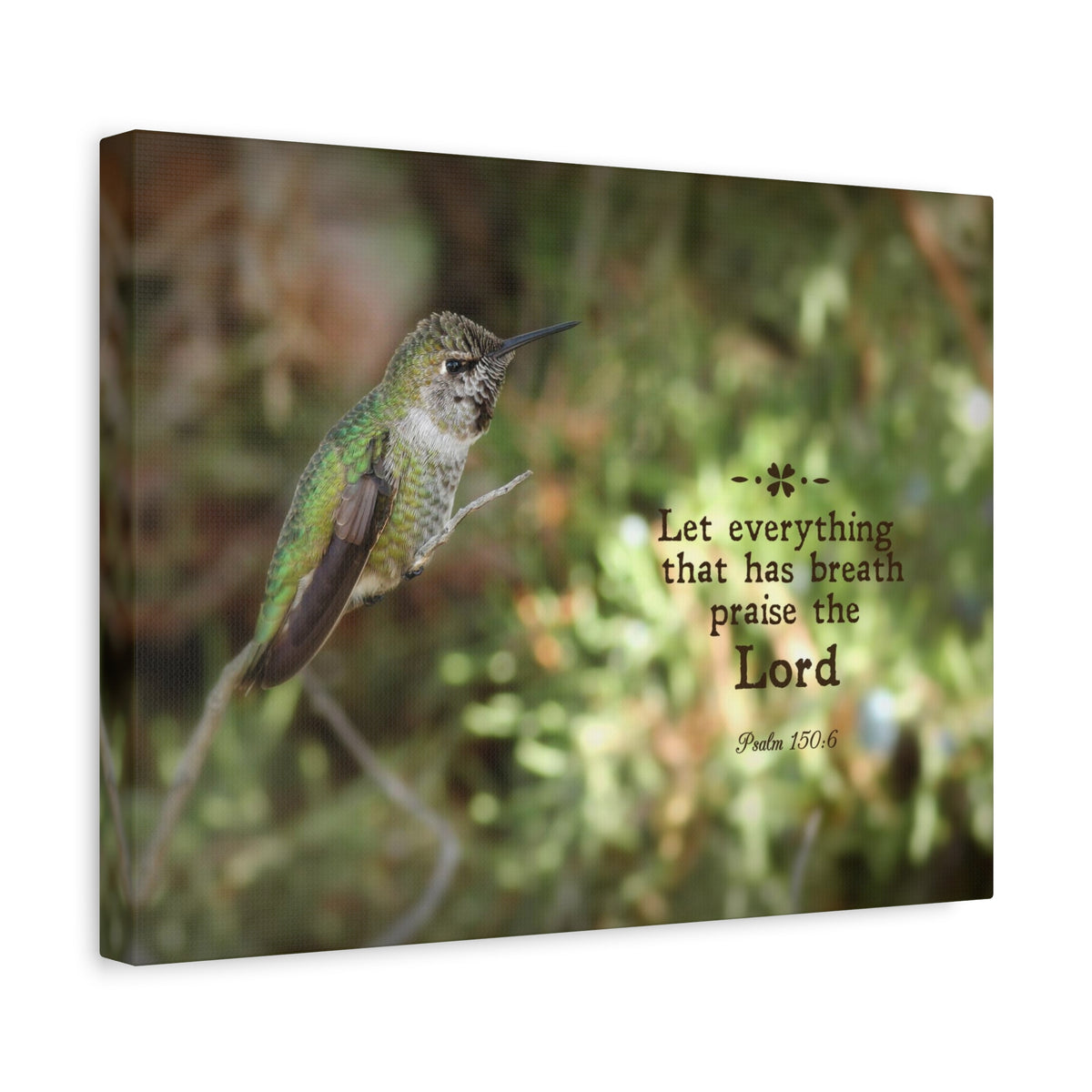 Scripture Walls Praise The Lord Psalm 150:6 Bible Verse Canvas Christian Wall Art Bible Verse Print Ready To Hang-Express Your Love Gifts