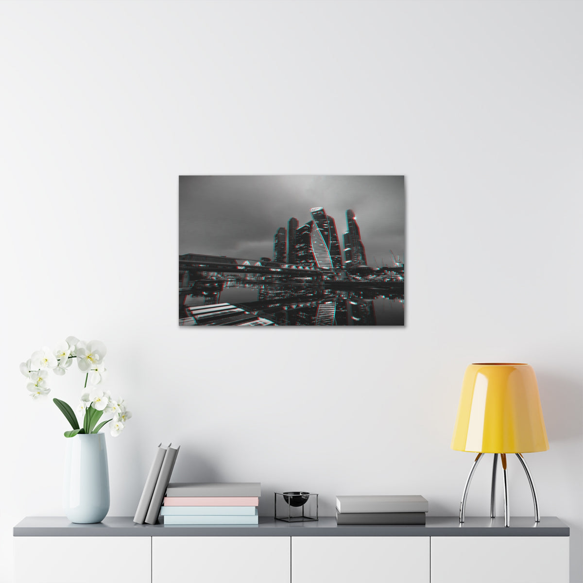 Moscow Black And White Skyline Canvas Artwork High-Quality Breathtaking Stunning Cityscape for Home Decor Ready to Hang-Express Your Love Gifts