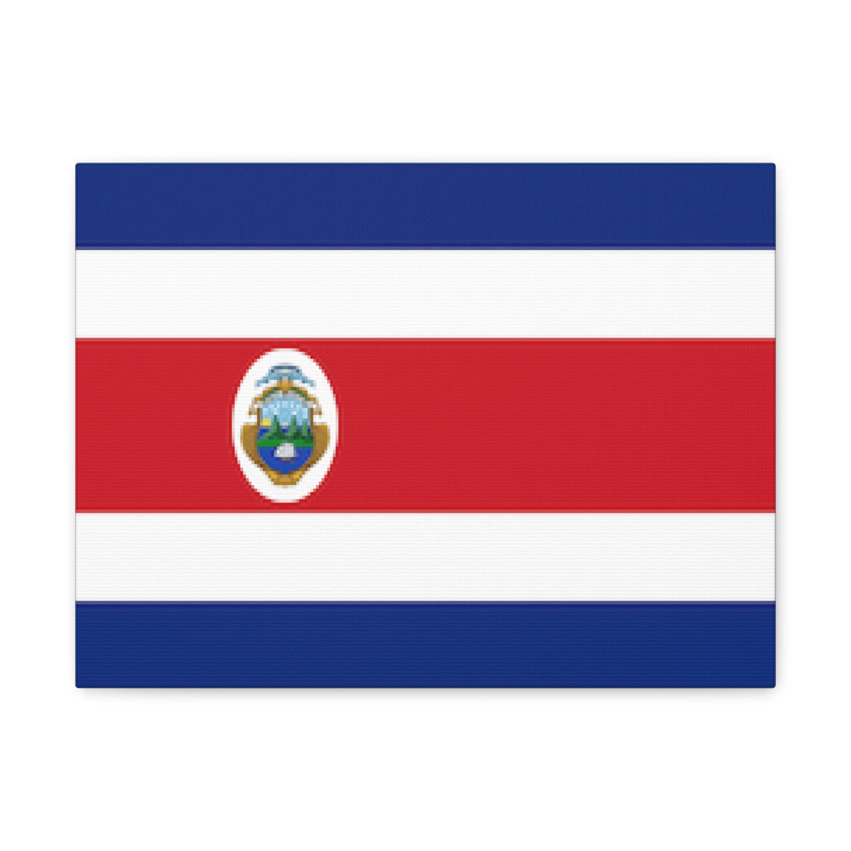 Costa Rica Country Flag Canvas Vibrant Wall Art Unframed Home Decor-Express Your Love Gifts