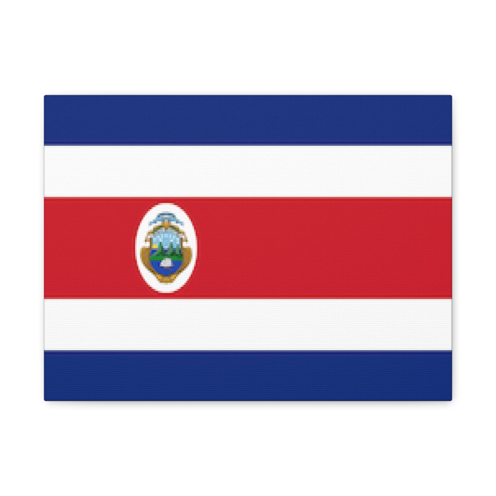 Costa Rica Country Flag Canvas Vibrant Wall Art Unframed Home Decor-Express Your Love Gifts