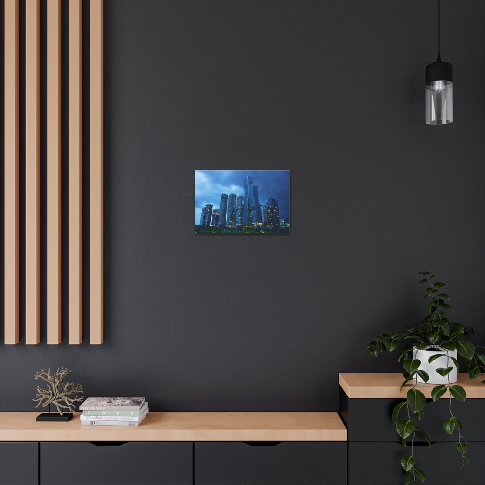 Mexico City Night Skyline Canvas Artwork High-Quality Breathtaking Stunning Cityscape for Home Decor Ready to Hang-Express Your Love Gifts