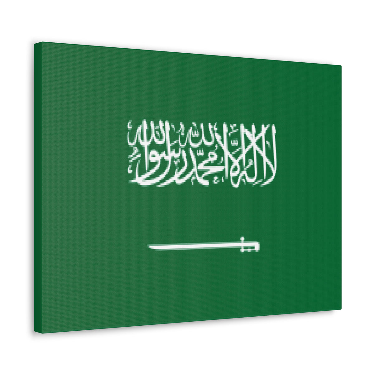 Saudi Arabia Country Flag Canvas Vibrant Wall Art Unframed Home Decor-Express Your Love Gifts