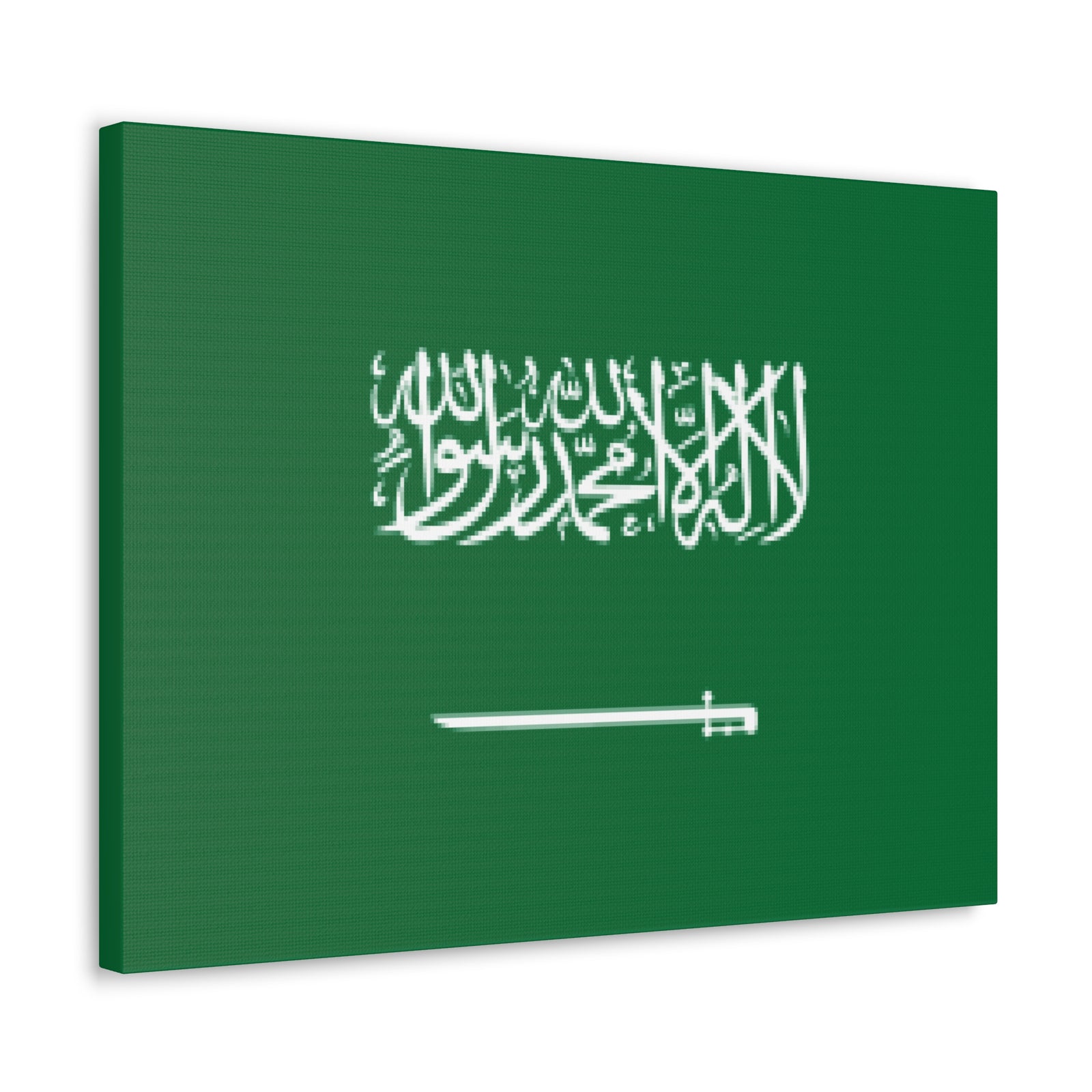 Saudi Arabia Country Flag Canvas Vibrant Wall Art Unframed Home Decor-Express Your Love Gifts