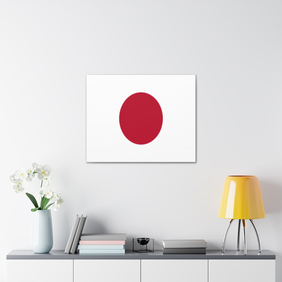 Japan Country Flag Canvas Vibrant Wall Art Unframed Home Decor-Express Your Love Gifts