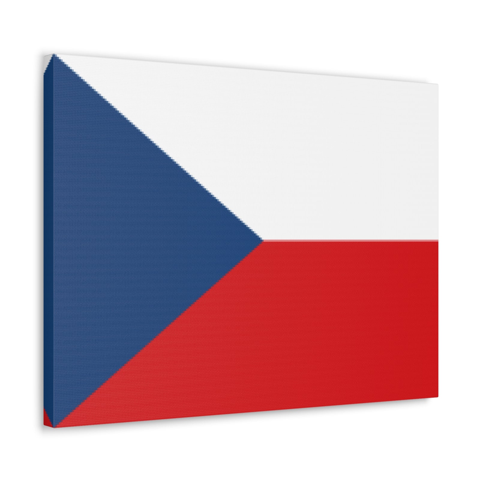 Czechia Country Flag Canvas Vibrant Wall Art Unframed Home Decor-Express Your Love Gifts