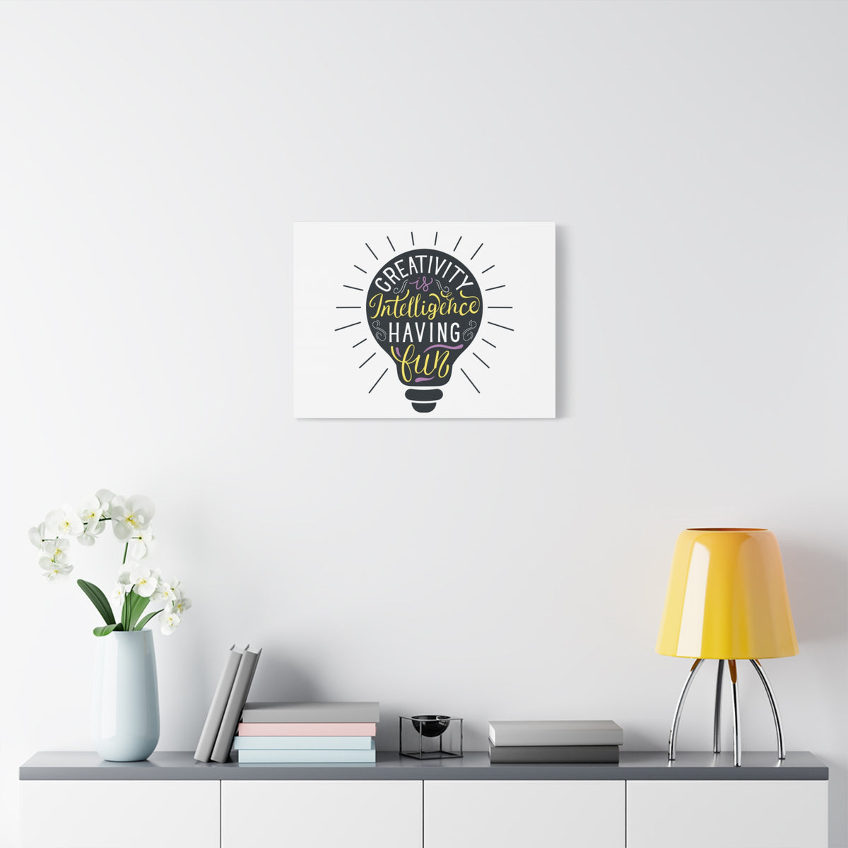 Inspirational Quote Canvas Creativity Wall Art Motivational Motto Inspiring Prints Artwork Decor Ready to Hang-Express Your Love Gifts
