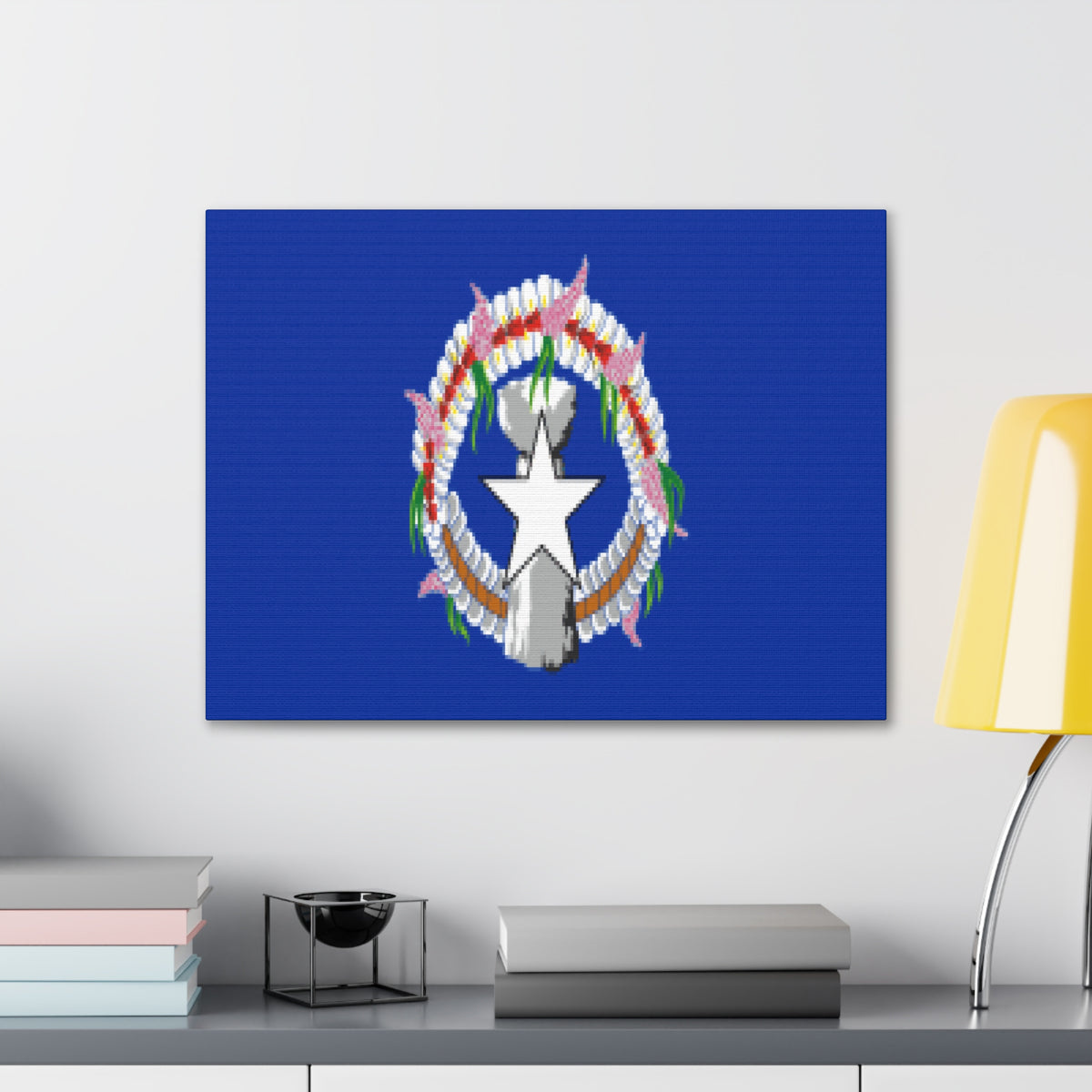 Northern Mariana Islands Country Flag Canvas Vibrant Wall Art Unframed Home Decor-Express Your Love Gifts