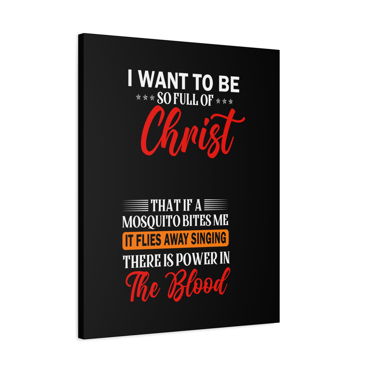 Full of Christ Inspirational Christian Canvas Wall Art-Express Your Love Gifts