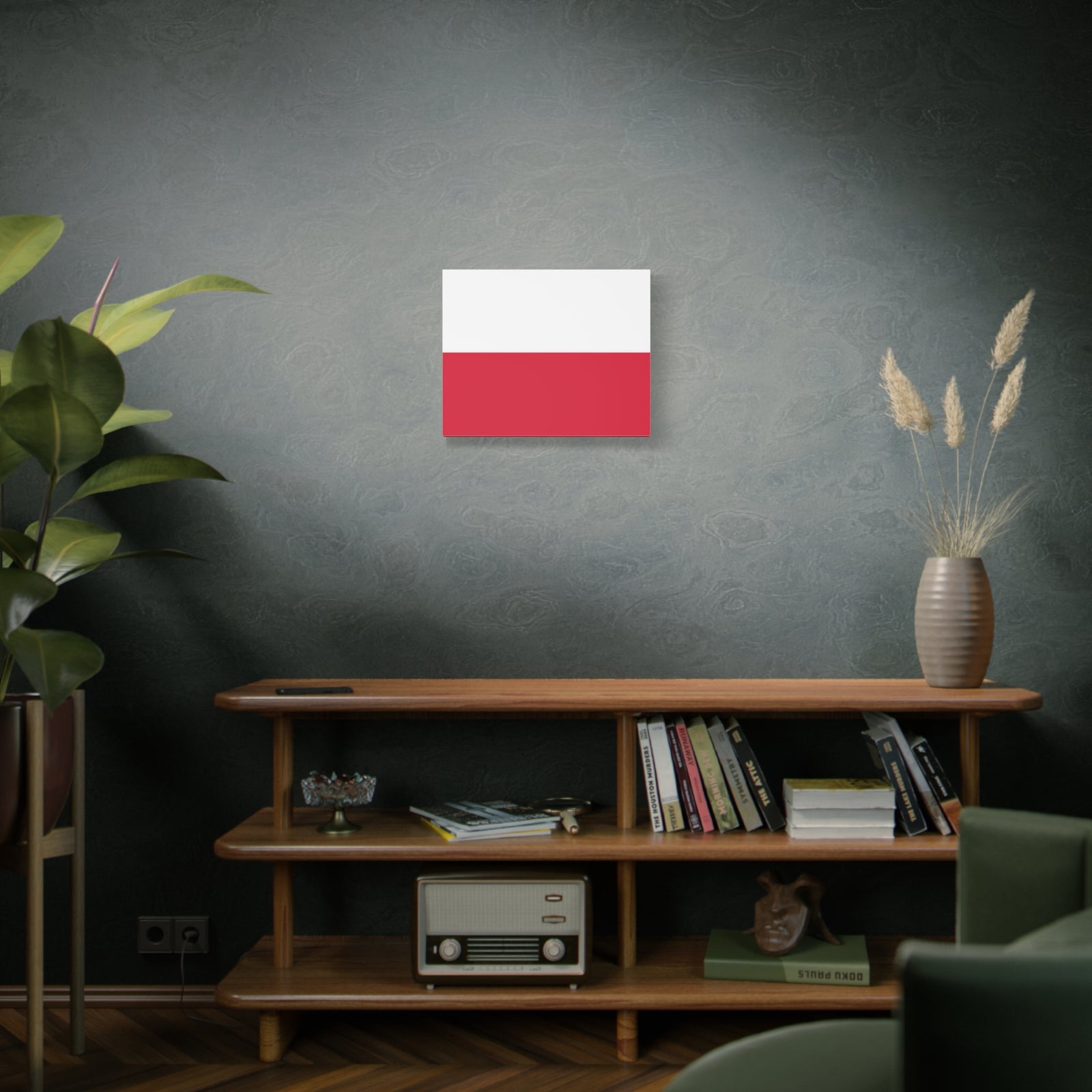 Poland Country Flag Canvas Vibrant Wall Art Unframed Home Decor-Express Your Love Gifts