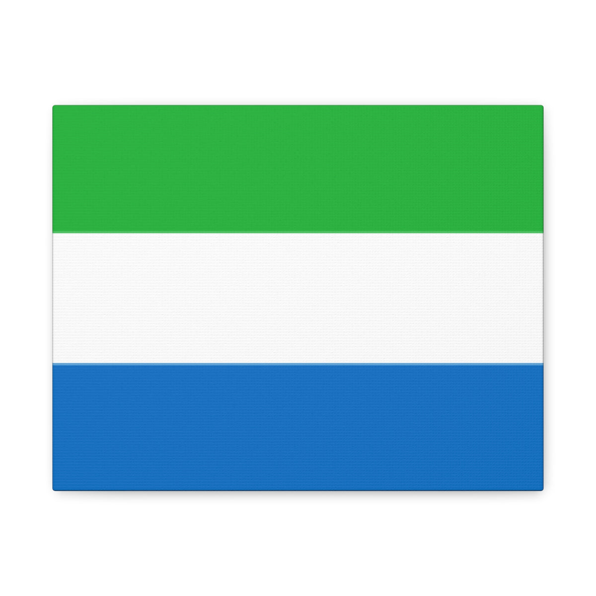 Sierra Leone Country Flag Canvas Vibrant Wall Art Unframed Home Decor-Express Your Love Gifts