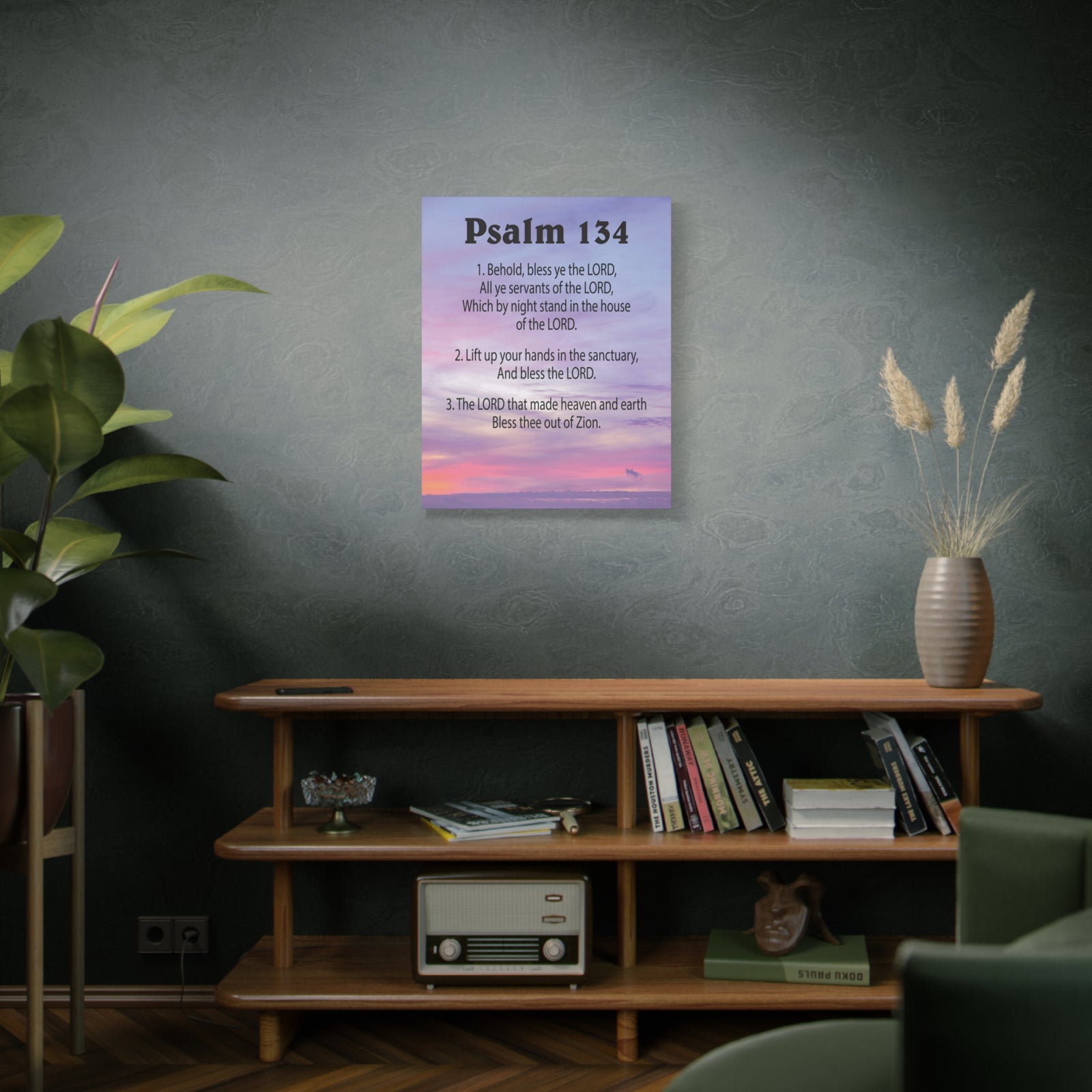 Scripture Walls House of The Lord Psalm 134:3 Bible Verse Canvas Christian Wall Art Ready to Hang-Express Your Love Gifts