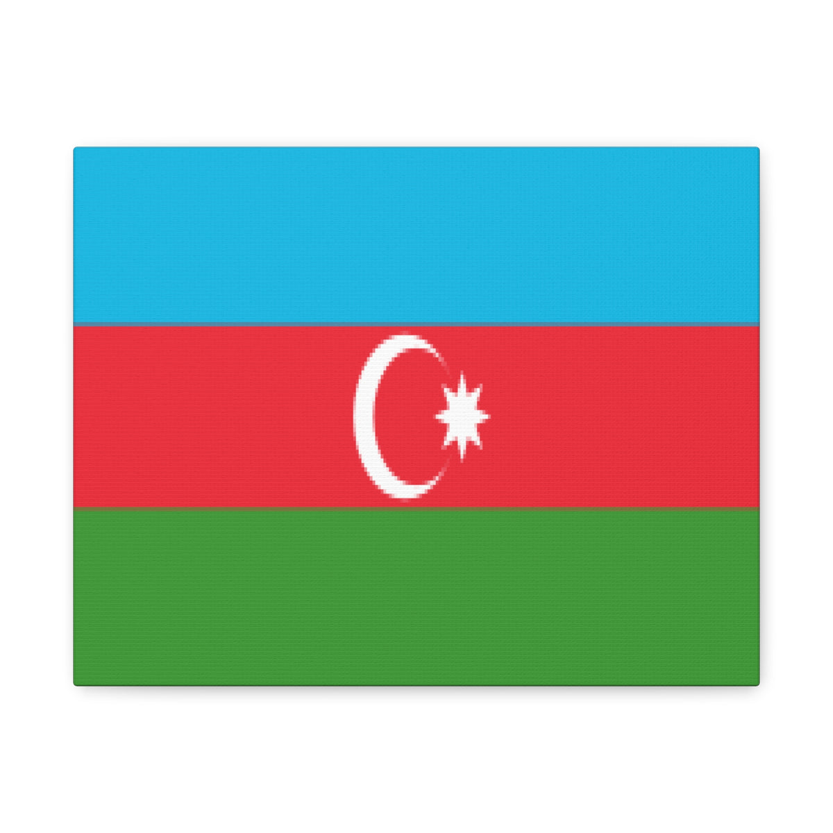 Azerbaijan Country Flag Canvas Vibrant Wall Art Unframed Home Decor-Express Your Love Gifts