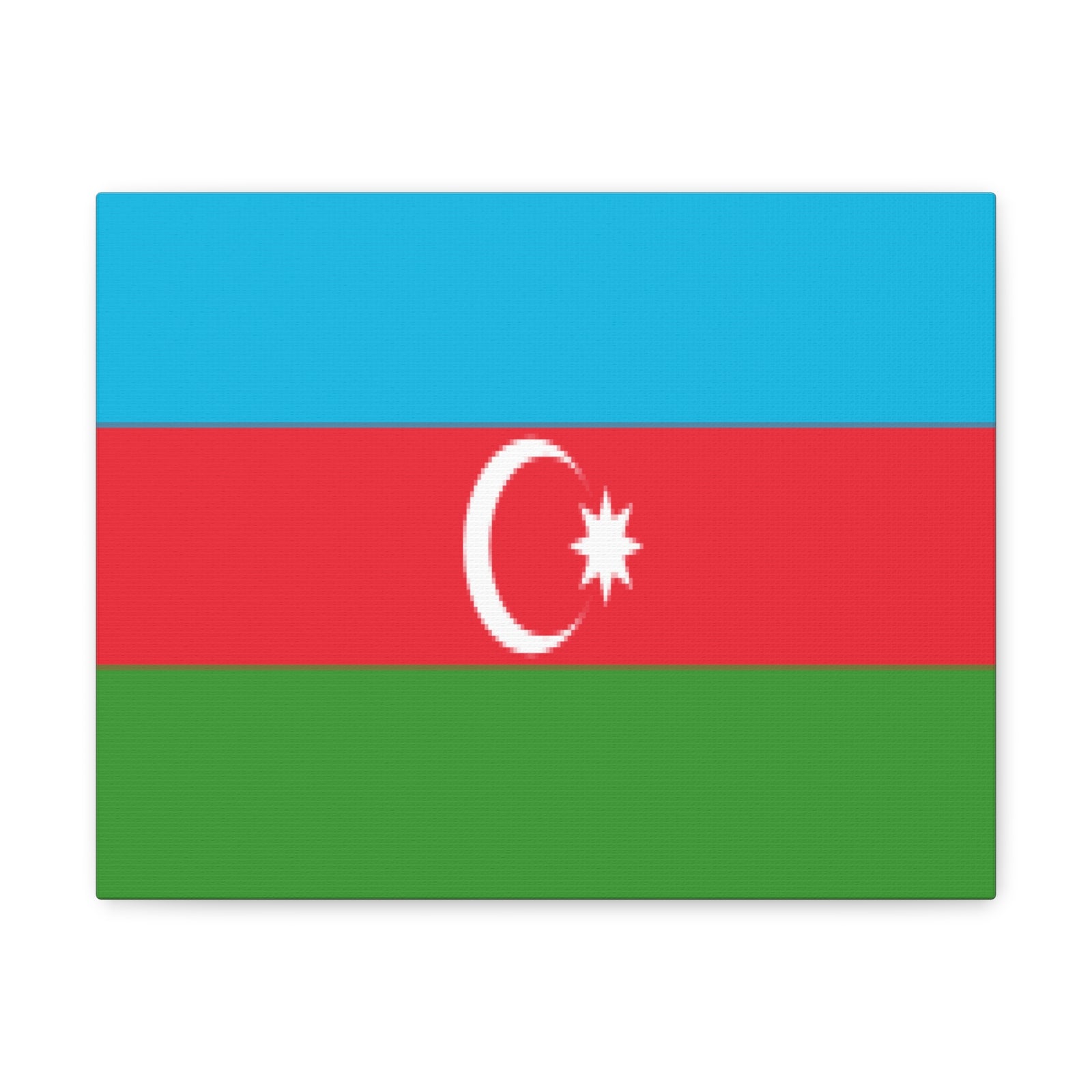 Azerbaijan Country Flag Canvas Vibrant Wall Art Unframed Home Decor-Express Your Love Gifts