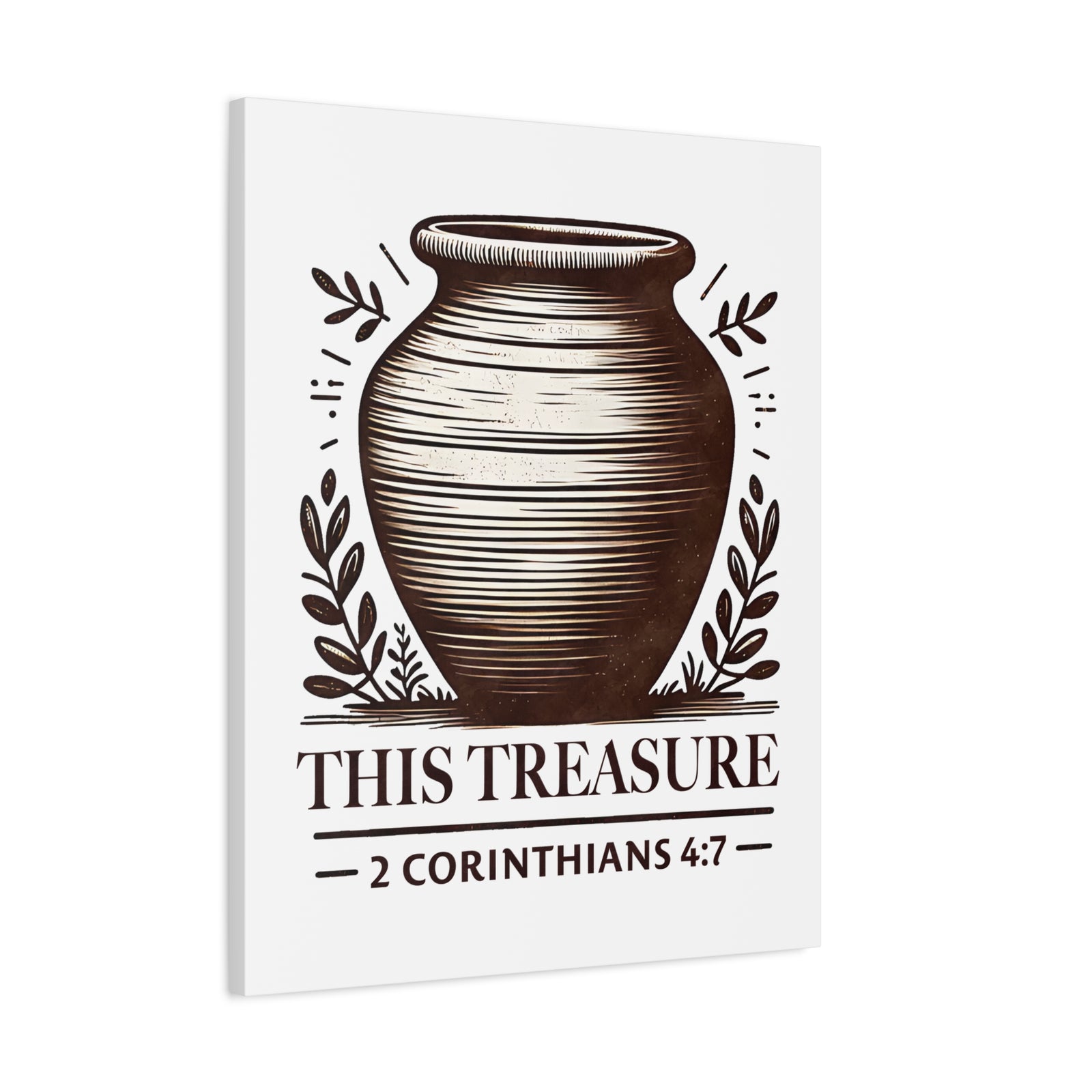 Scripture Walls 2 Corinthians 4:7 This Treasure Bible Verse Canvas Christian Wall Art Ready to Hang Unframed-Express Your Love Gifts