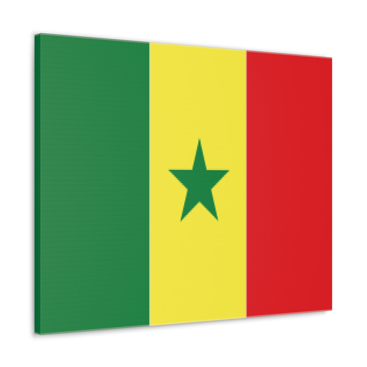 Senegal Country Flag Canvas Vibrant Wall Art Unframed Home Decor-Express Your Love Gifts
