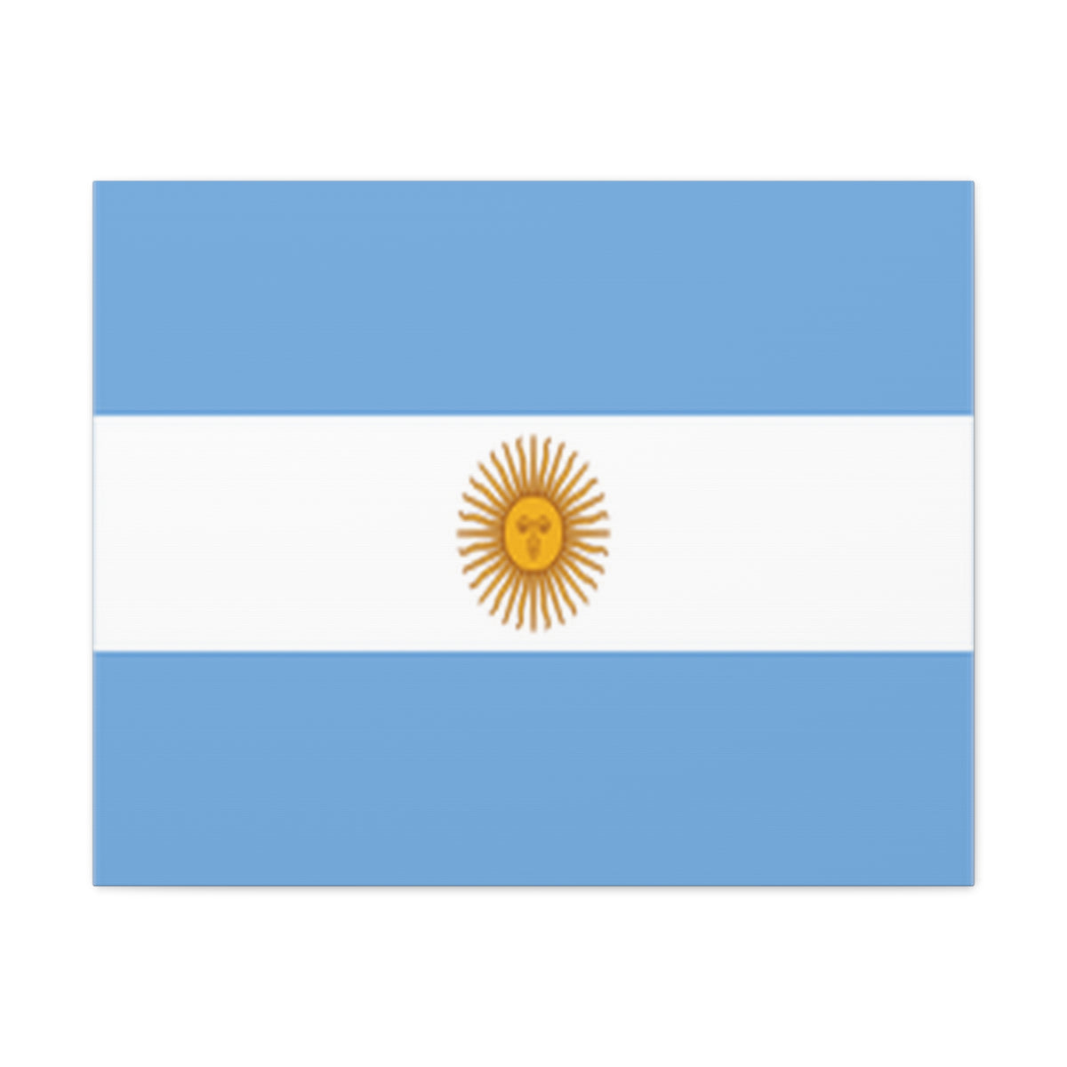 Argentina Country Flag Canvas Vibrant Wall Art Unframed Home Decor-Express Your Love Gifts