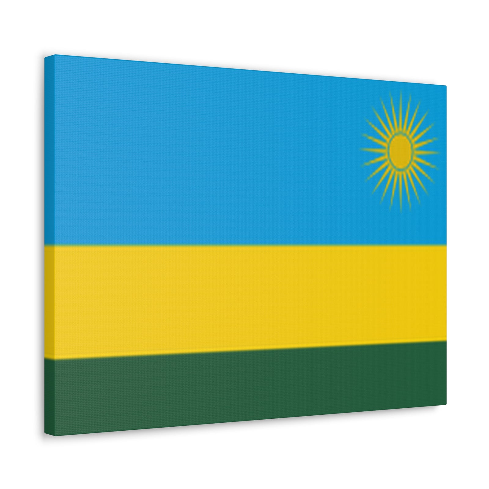 Rwanda Country Flag Canvas Vibrant Wall Art Unframed Home Decor-Express Your Love Gifts