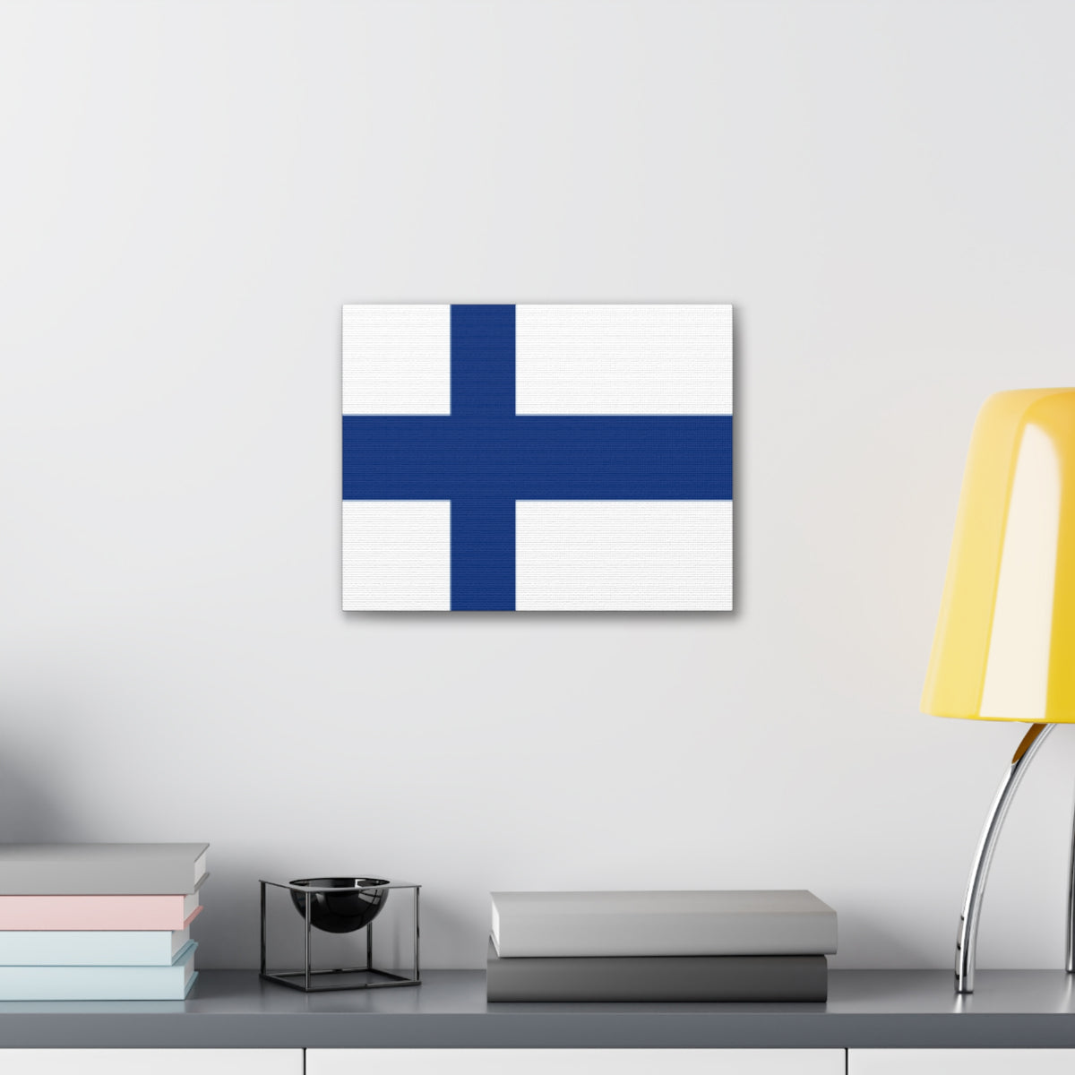 Finland Country Flag Canvas Vibrant Wall Art Unframed Home Decor-Express Your Love Gifts