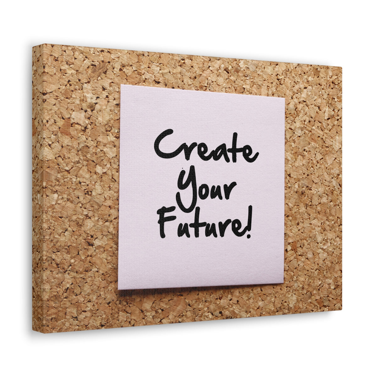 Inspirational Quote Canvas Create Your Future Motivational Print Ready to Hang Artwork-Express Your Love Gifts