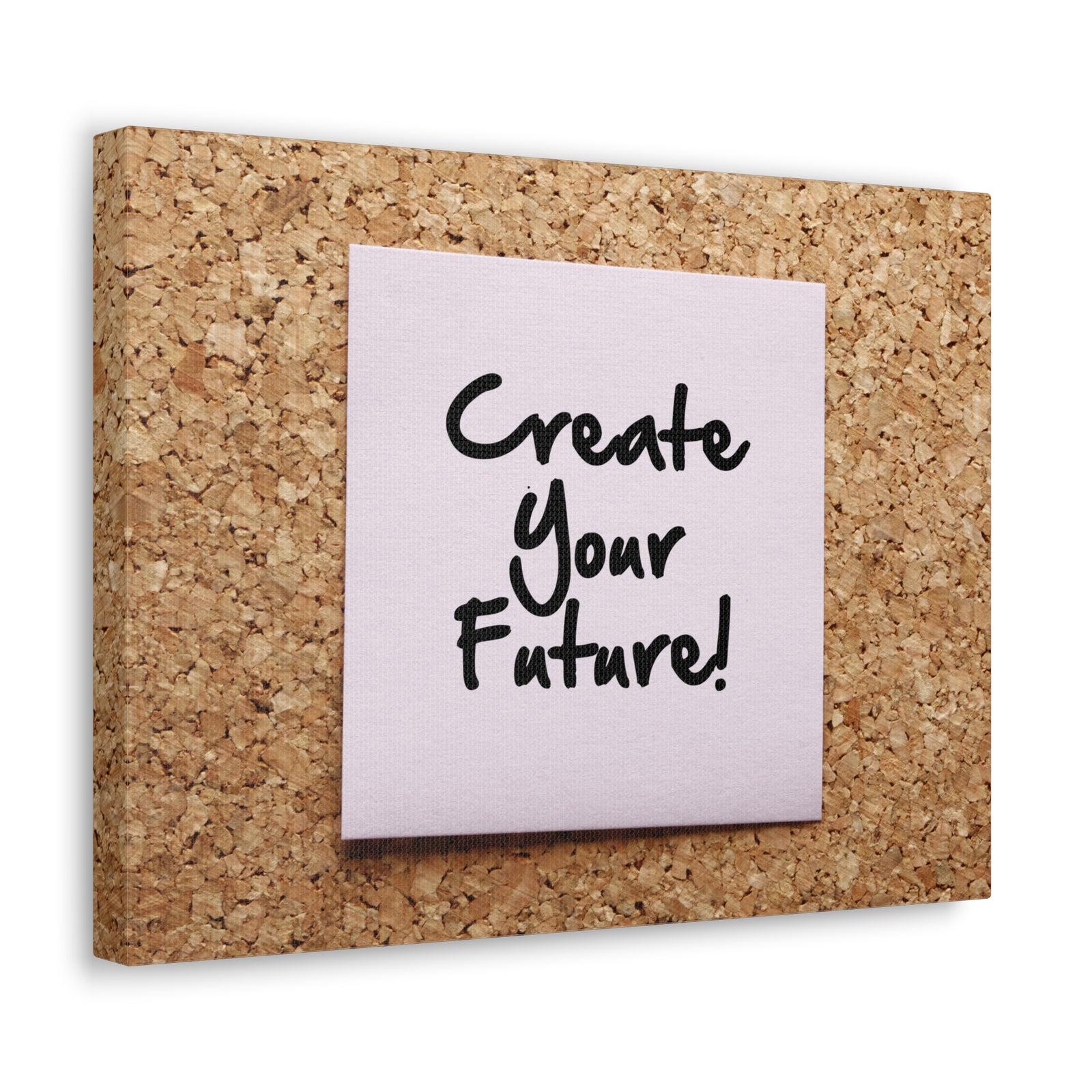 Inspirational Quote Canvas Create Your Future Motivational Print Ready to Hang Artwork-Express Your Love Gifts