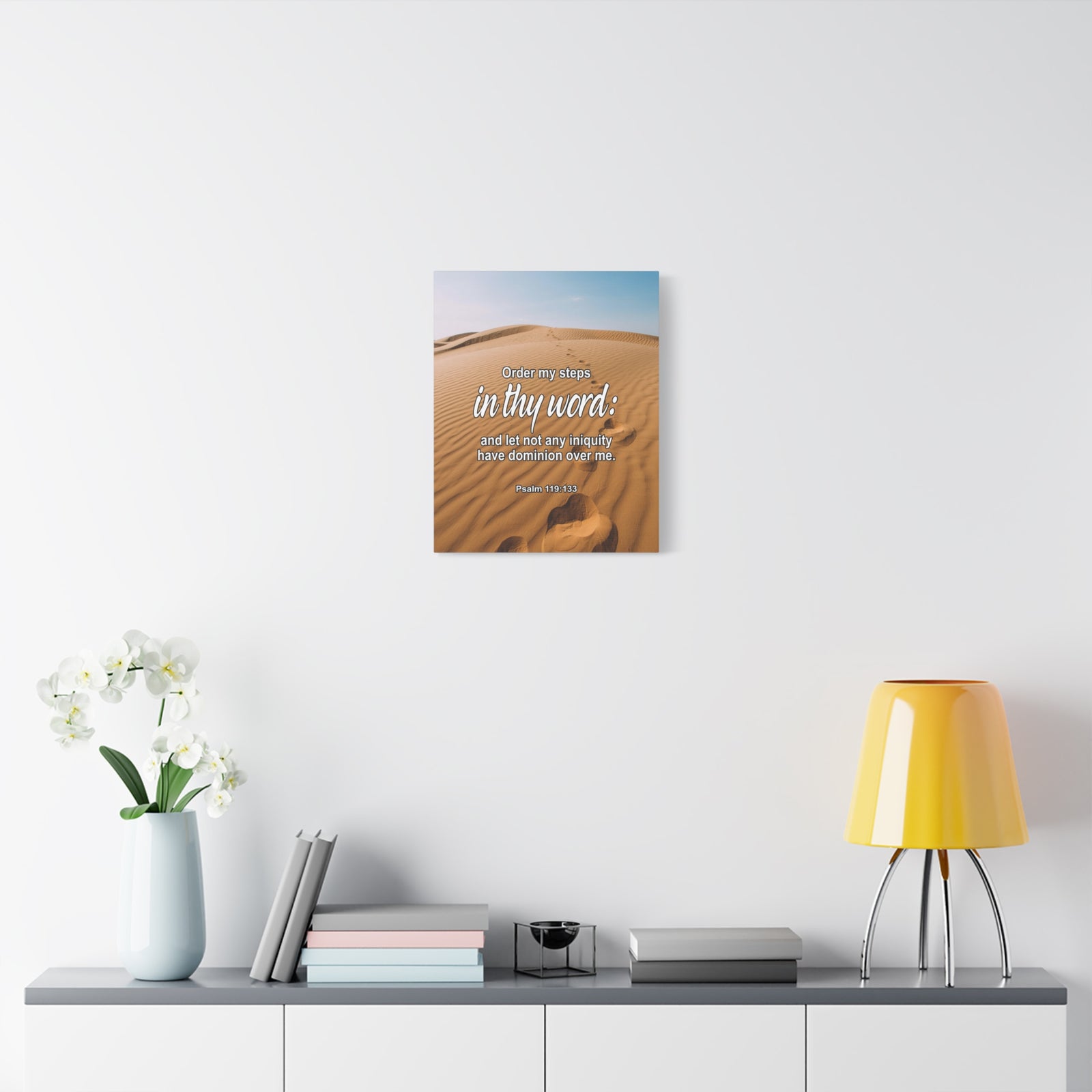 Scripture Walls Psalm 119:133 In Thy Word Bible Verse Canvas Christian Wall Art Ready to Hang Unframed-Express Your Love Gifts