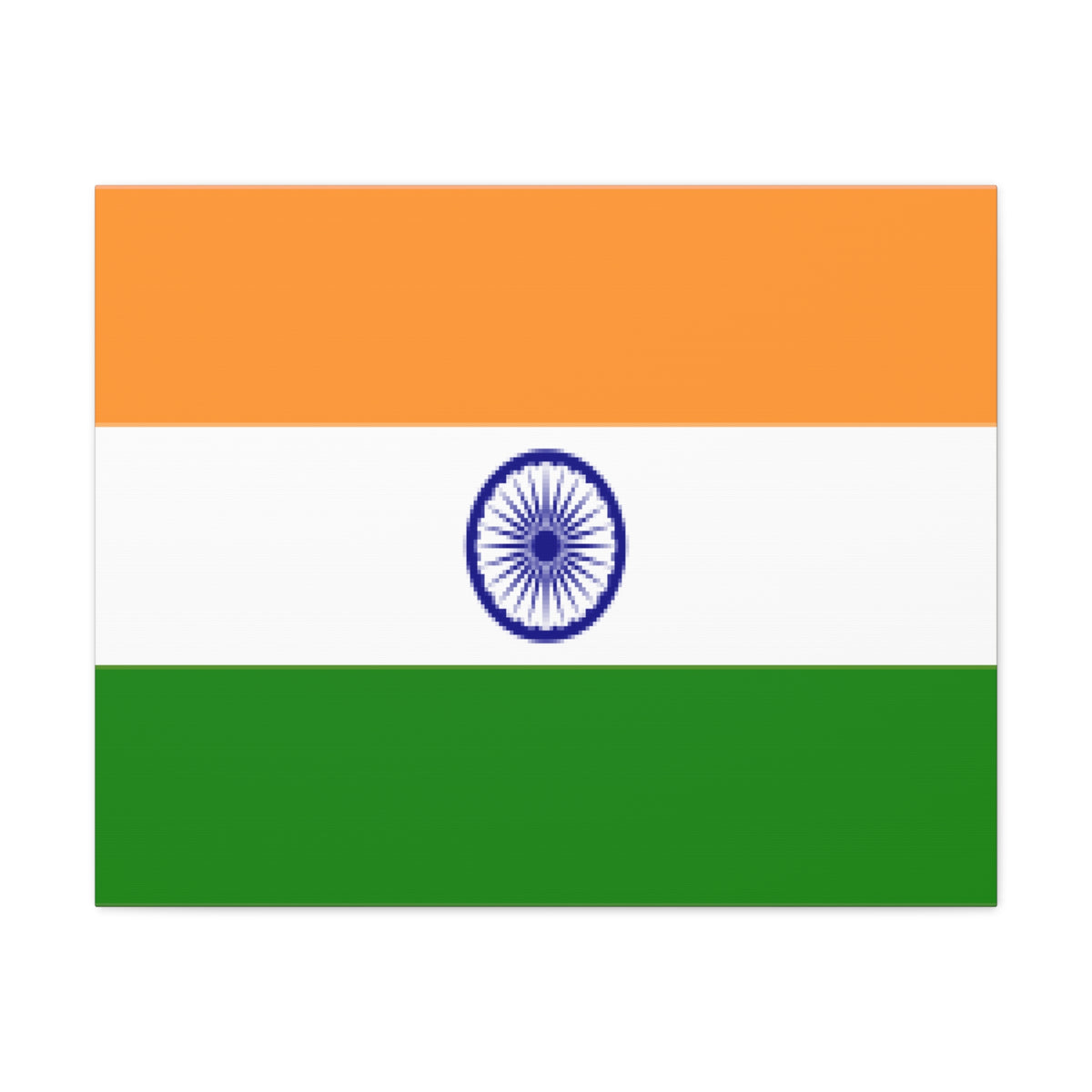 India Country Flag Canvas Vibrant Wall Art Unframed Home Decor-Express Your Love Gifts