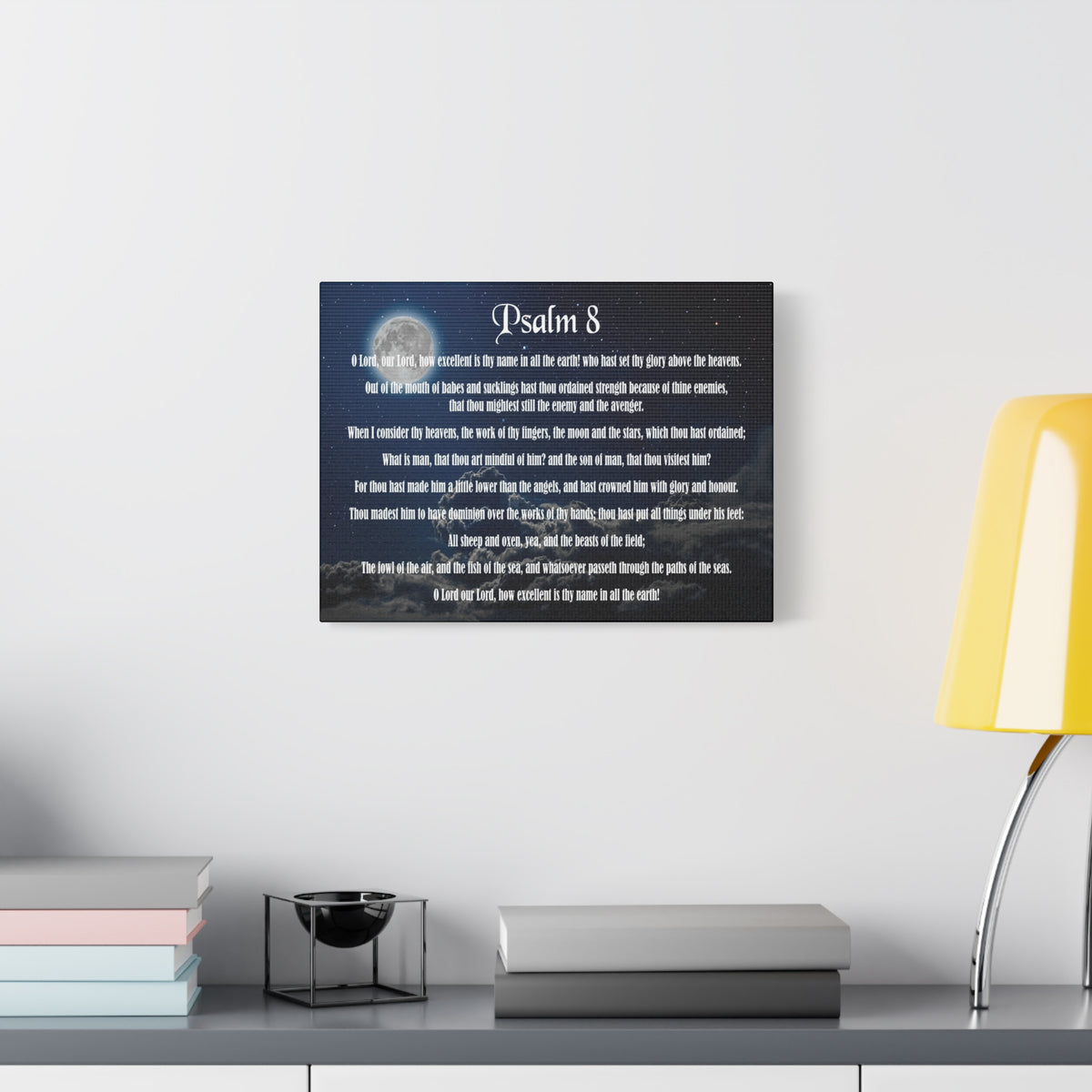Scripture Walls Surrounded By Your Glory Psalm 8:1 Christian Wall Art Bible Verse Print Ready to Hang-Express Your Love Gifts