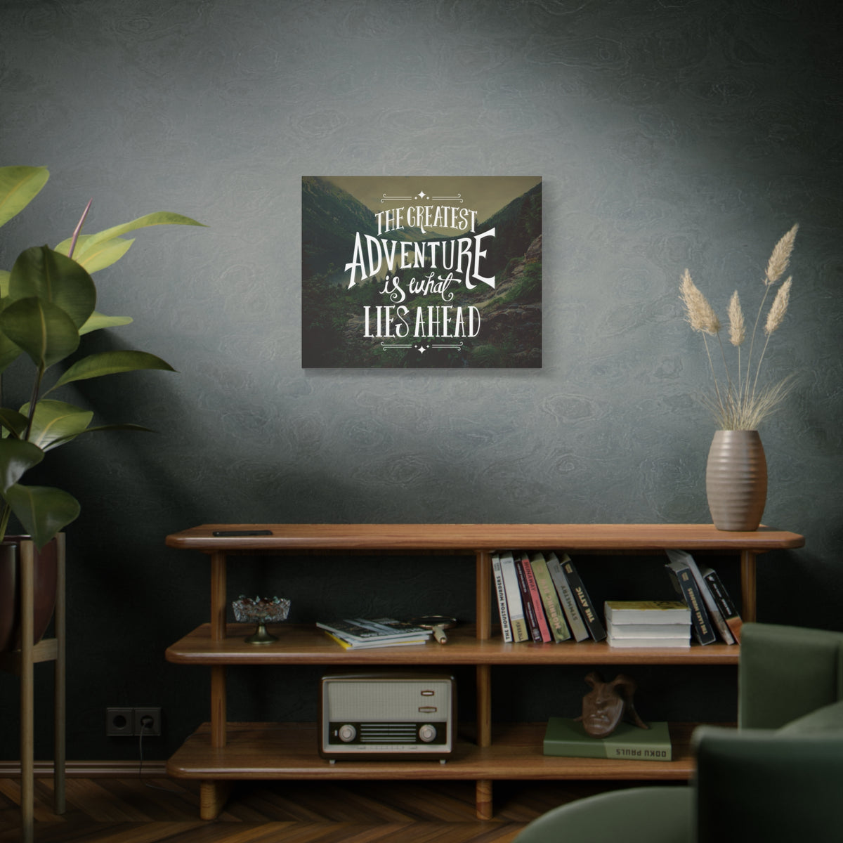 Inspirational Quote Canvas Greatest Adventure Wall Art Motivational Motto Inspiring Prints Artwork Decor Ready to Hang-Express Your Love Gifts