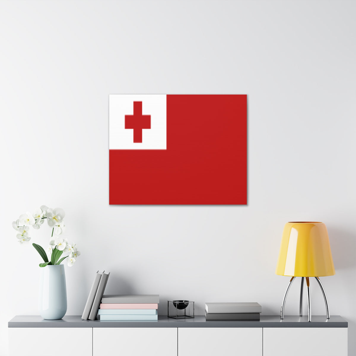 Tonga Country Flag Canvas Vibrant Wall Art Unframed Home Decor-Express Your Love Gifts