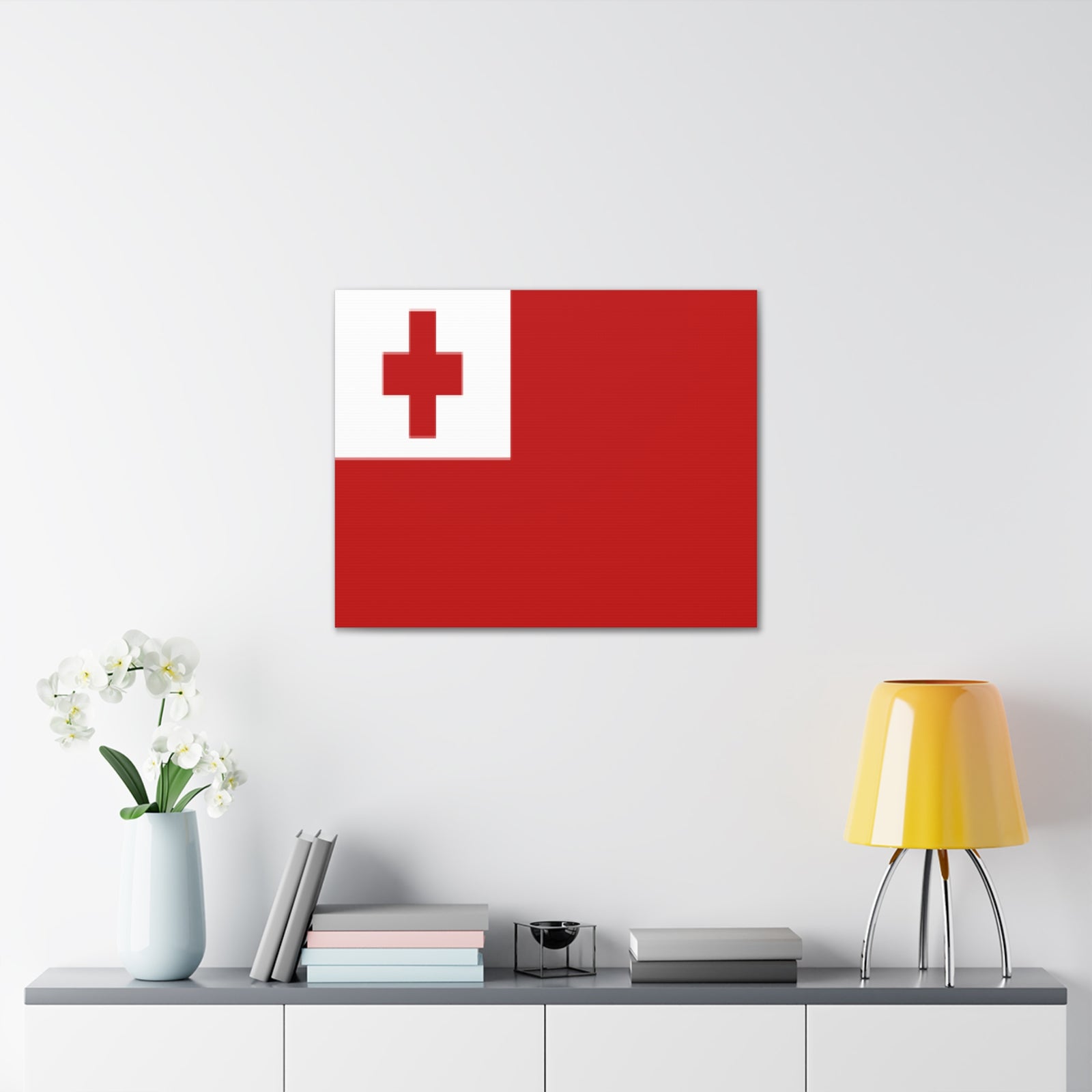 Tonga Country Flag Canvas Vibrant Wall Art Unframed Home Decor-Express Your Love Gifts