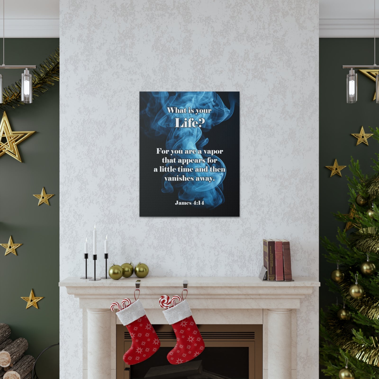Scripture Walls Life is a Vapor James 4:14 Christian Wall Art Print Ready to Hang Unframed-Express Your Love Gifts