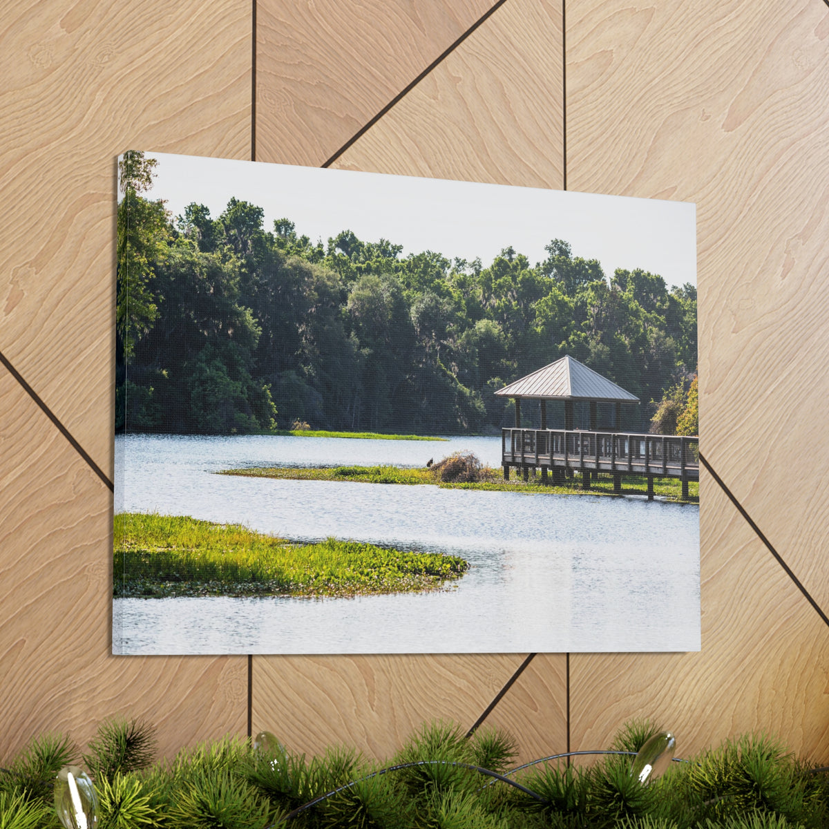 Prairie Lakes Park Canvas Wall Art for Home Decor Ready-to-Hang-Express Your Love Gifts