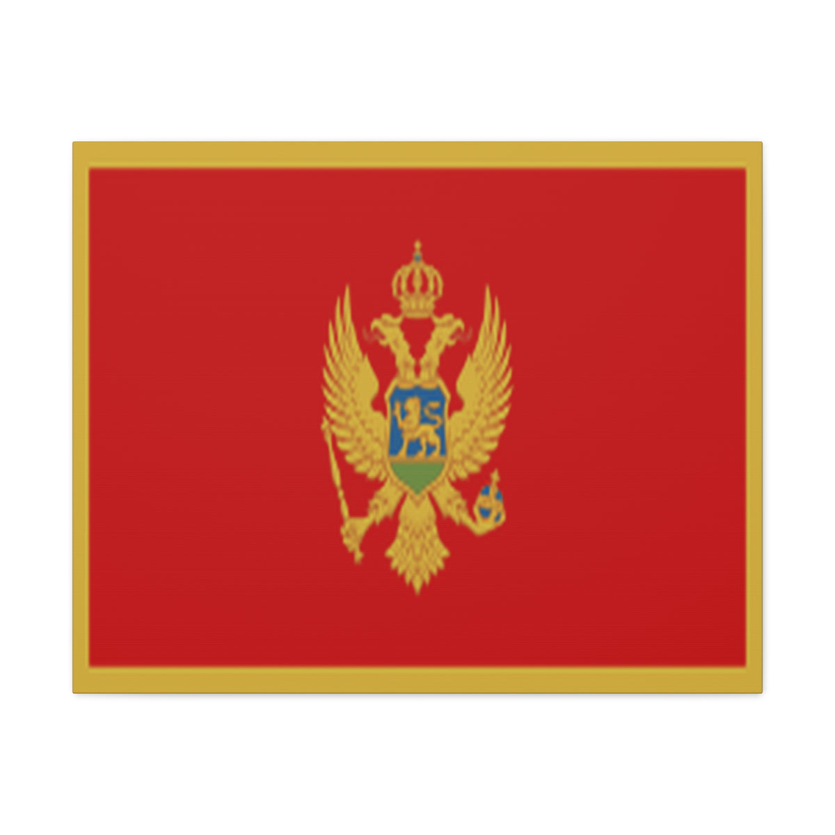 Montenegro Country Flag Canvas Vibrant Wall Art Unframed Home Decor-Express Your Love Gifts