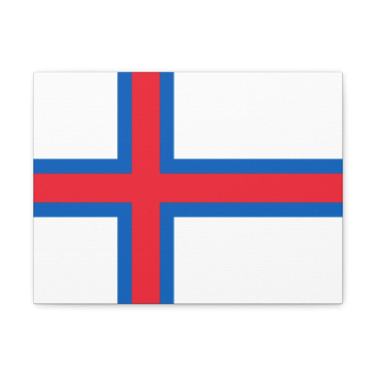 Faroe Islands Country Flag Canvas Vibrant Wall Art Unframed Home Decor-Express Your Love Gifts