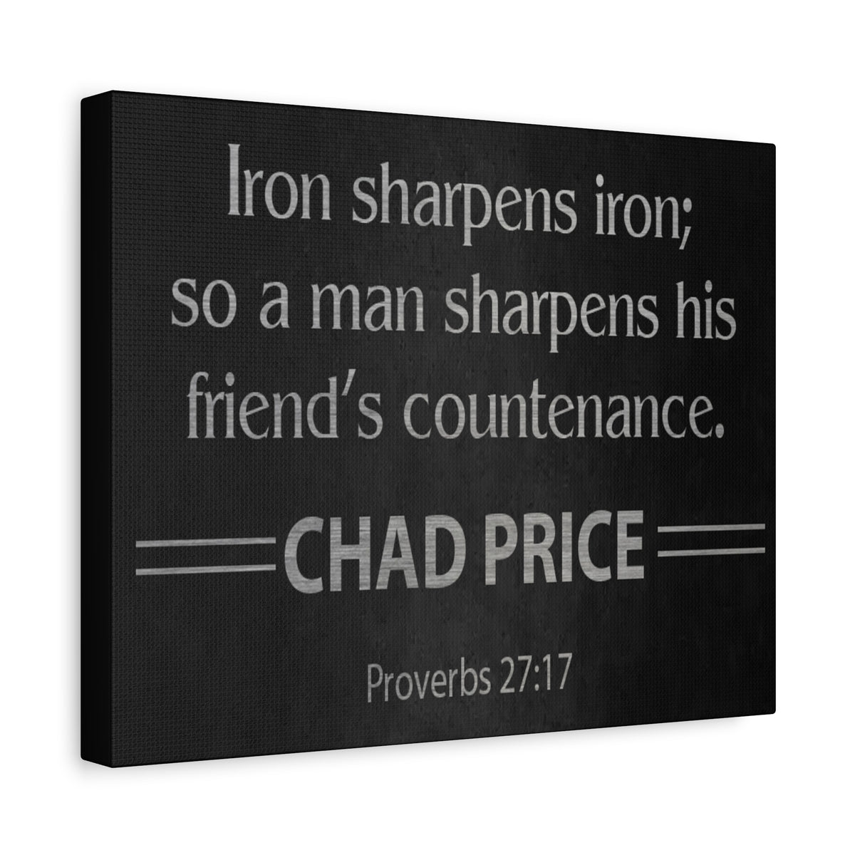 Personalized Proverbs 27:17-Express Your Love Gifts