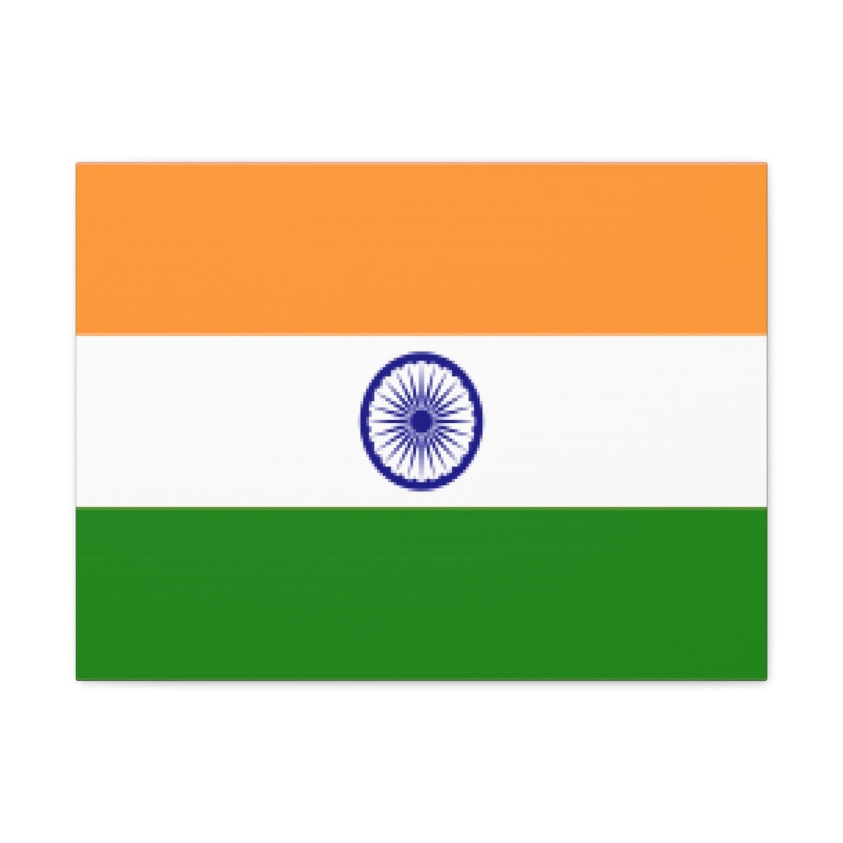 India Country Flag Canvas Vibrant Wall Art Unframed Home Decor-Express Your Love Gifts