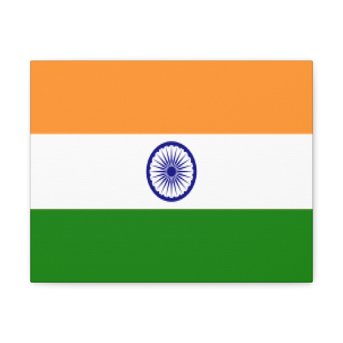 India Country Flag Canvas Vibrant Wall Art Unframed Home Decor-Express Your Love Gifts