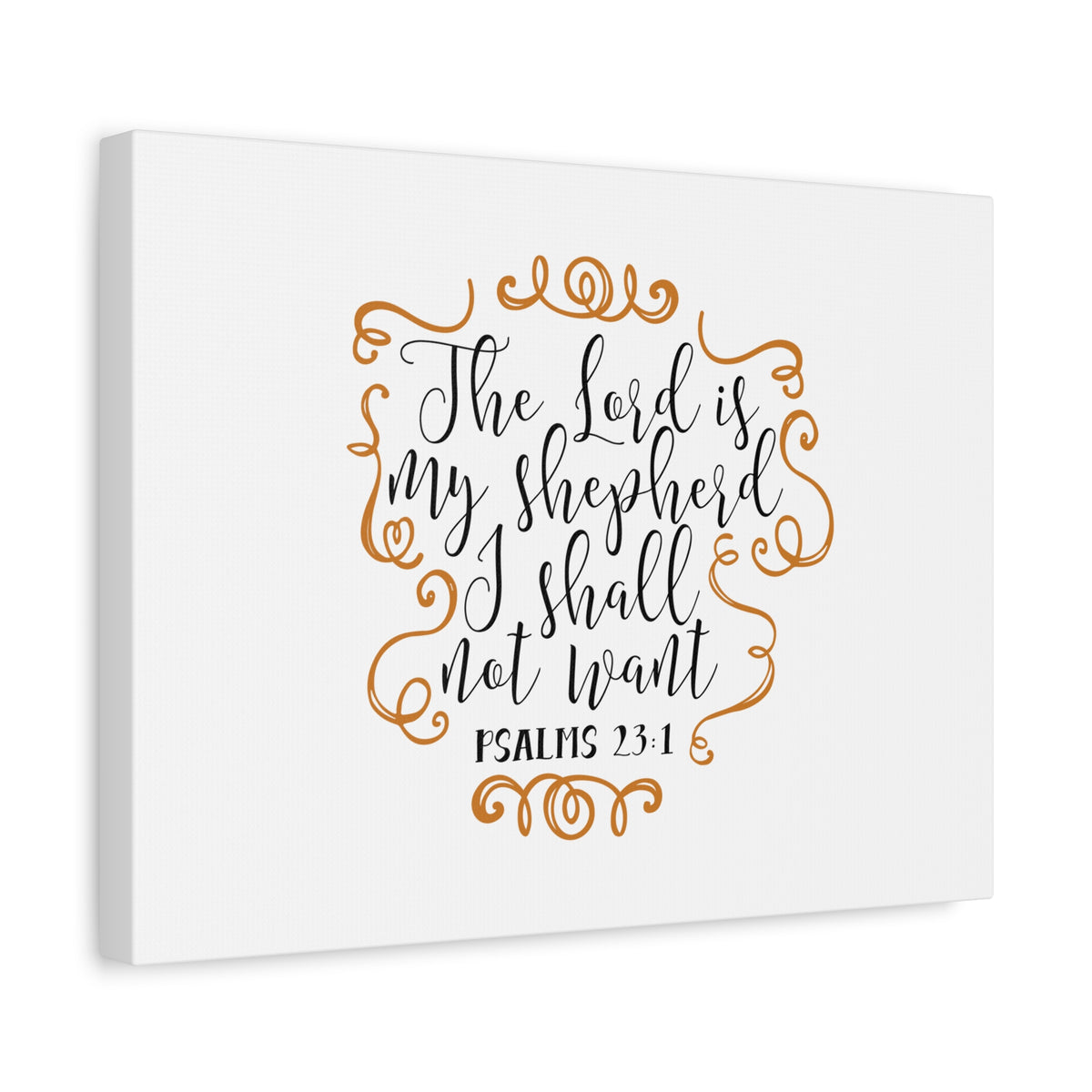 Scripture Canvas My Shepherd Psalms 23:1 Christian Wall Art Bible Verse Print Ready to Hang-Express Your Love Gifts