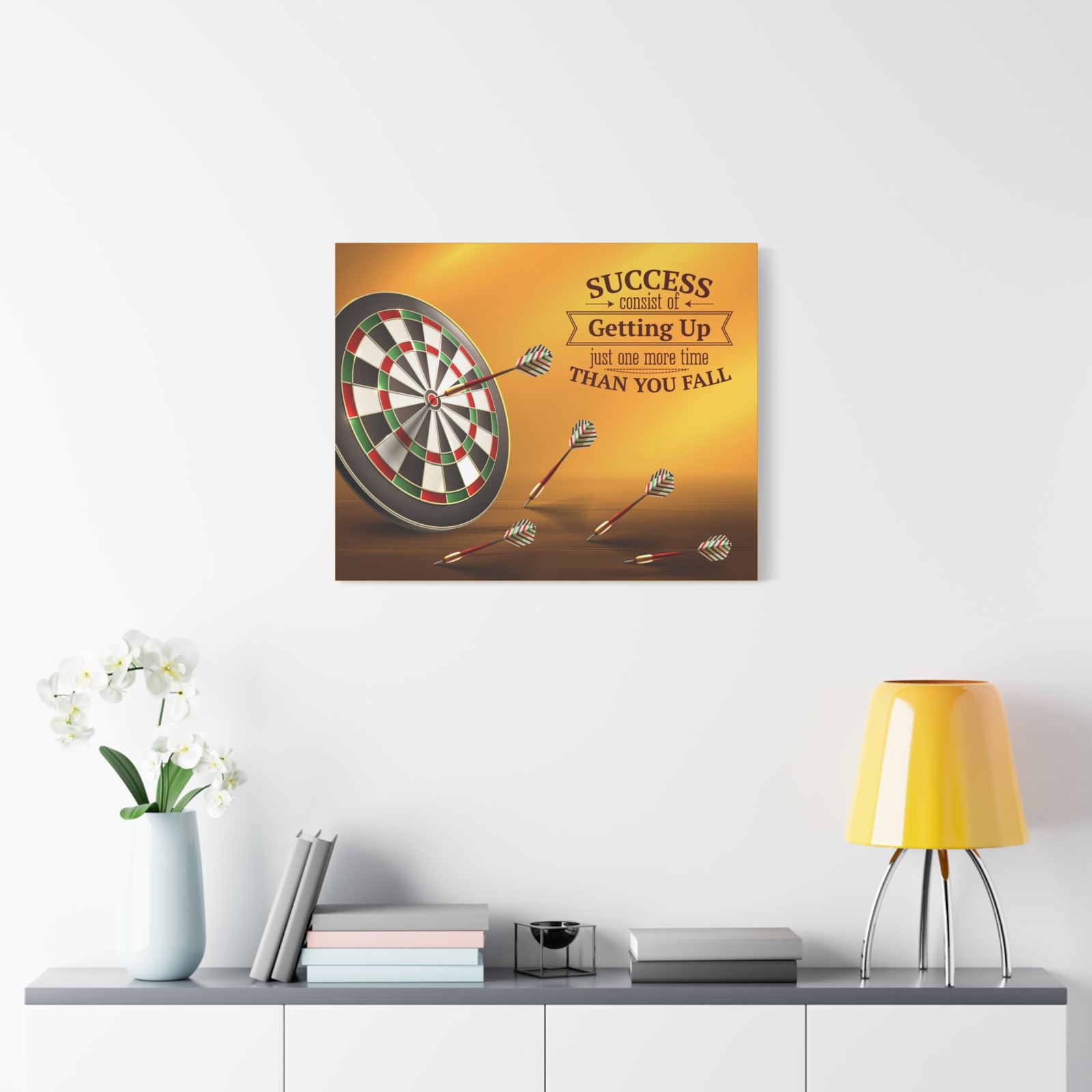 Inspirational Quote Canvas Success Wall Art Motivational Motto Inspiring Prints Artwork Decor Ready to Hang-Express Your Love Gifts