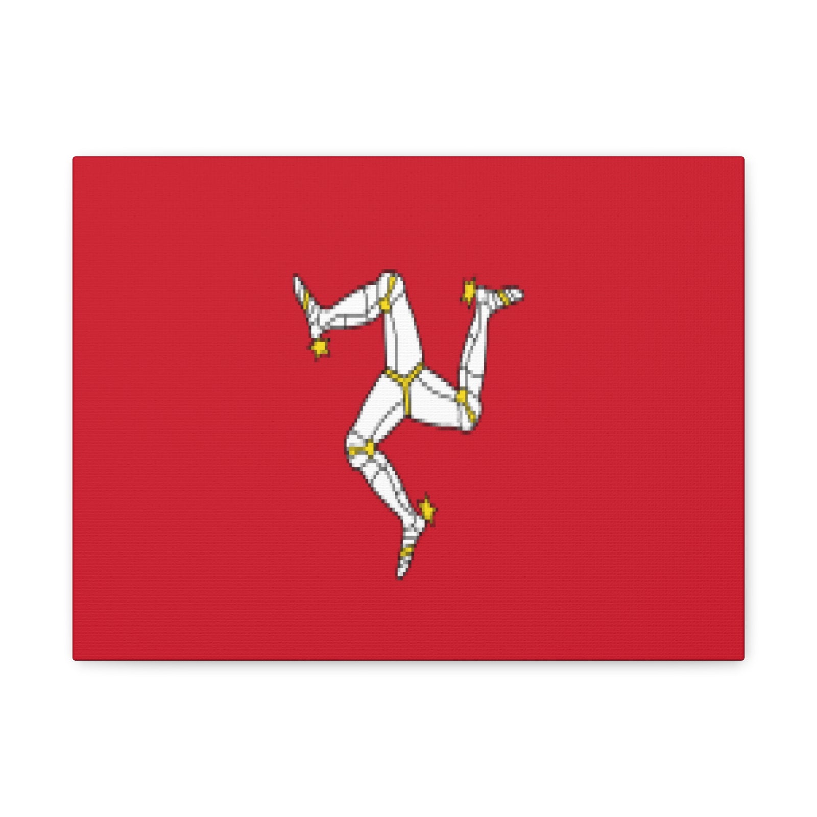 Isle of Man Country Flag Canvas Vibrant Wall Art Unframed Home Decor-Express Your Love Gifts