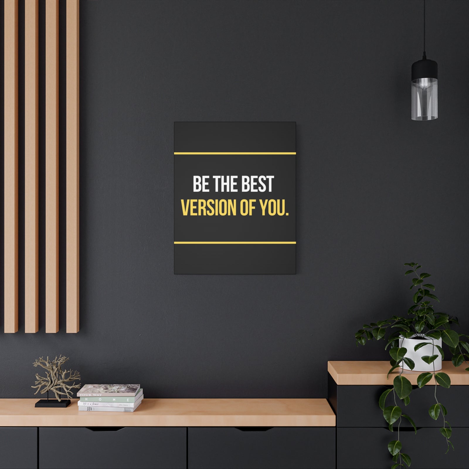 Copy of Inspirational Wall Art Be The Best Version Of You Motivation Wall Decor for Home Office Gym Inspiring Success Quote Print Ready to Hang-Express Your Love Gifts