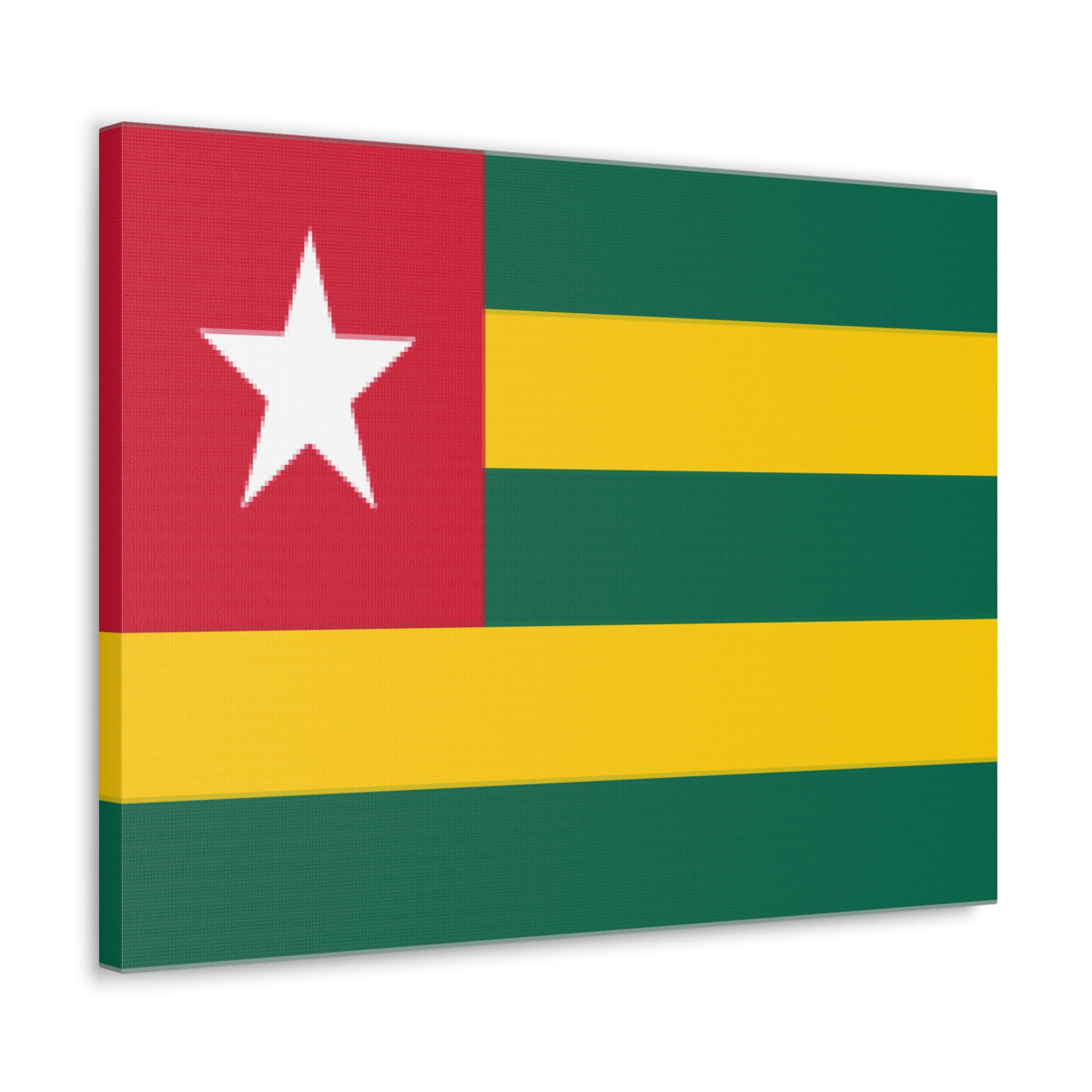 Togo Country Flag Canvas Vibrant Wall Art Unframed Home Decor-Express Your Love Gifts