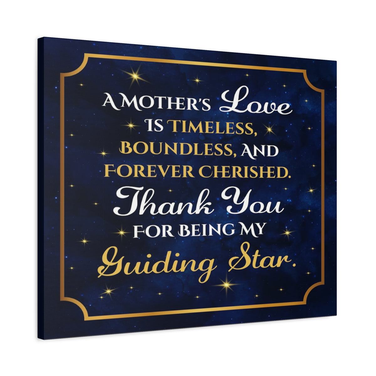 To Mom Thank You for Being My Guiding Star Custom Canvas Wall Art-Express Your Love Gifts