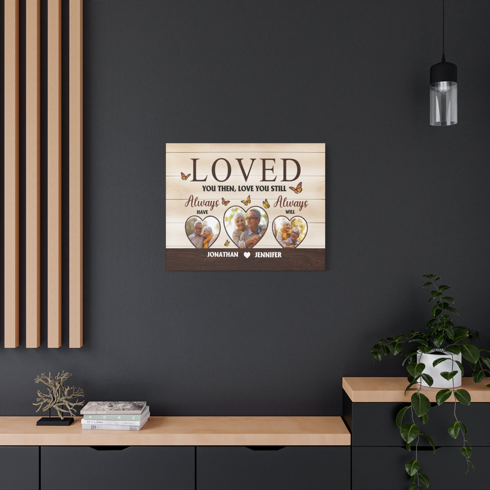 Personalized Loved You Then, Love You Still Canvas Wall Art – Always Have, Always Will-Express Your Love Gifts