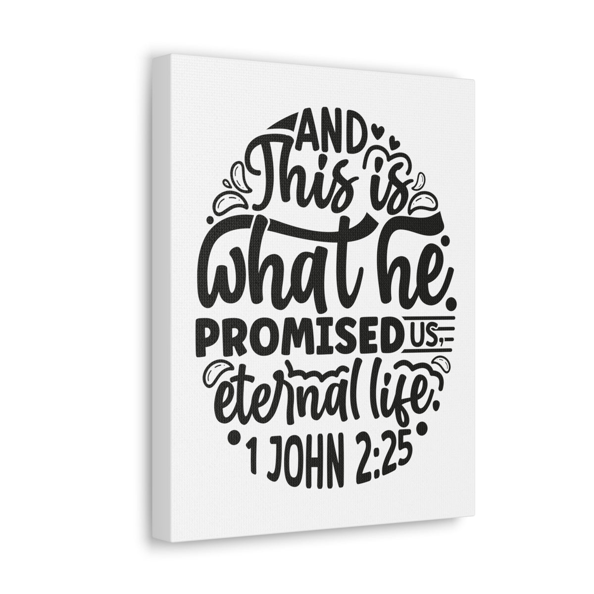 Scripture Walls Joshua 24:15 Serve The Lord Bible Verse Canvas Christian Wall Art Ready to Hang Unframed-Express Your Love Gifts