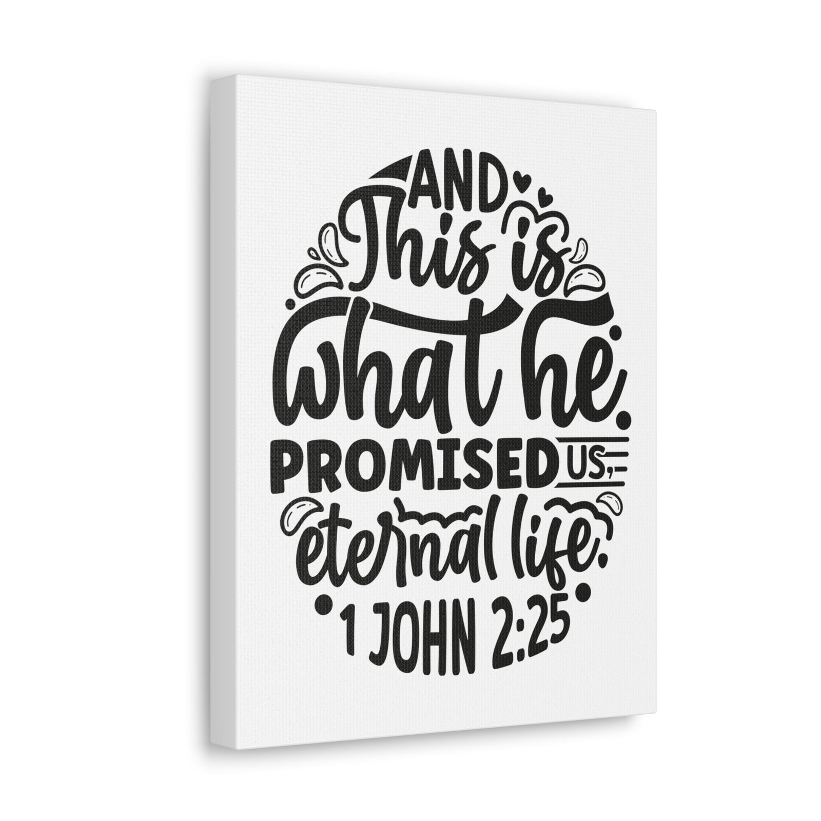 Scripture Walls Joshua 24:15 Serve The Lord Bible Verse Canvas Christian Wall Art Ready to Hang Unframed-Express Your Love Gifts