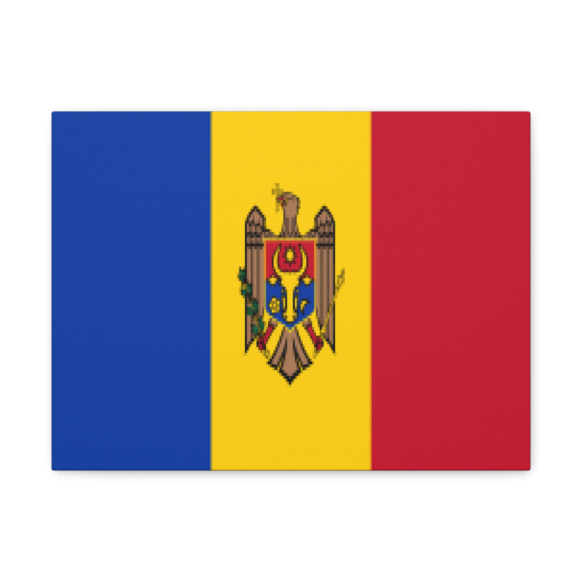 Moldova Country Flag Canvas Vibrant Wall Art Unframed Home Decor-Express Your Love Gifts